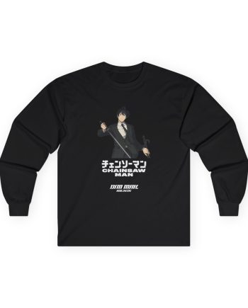 Chainsaw Man X Dim Mak Aki Unisex Ultra Cotton Long Sleeve Tee