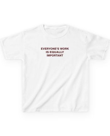 Jenny Holzer Everyone's Work is Equally Important Kids Heavy Cotton™ Tee