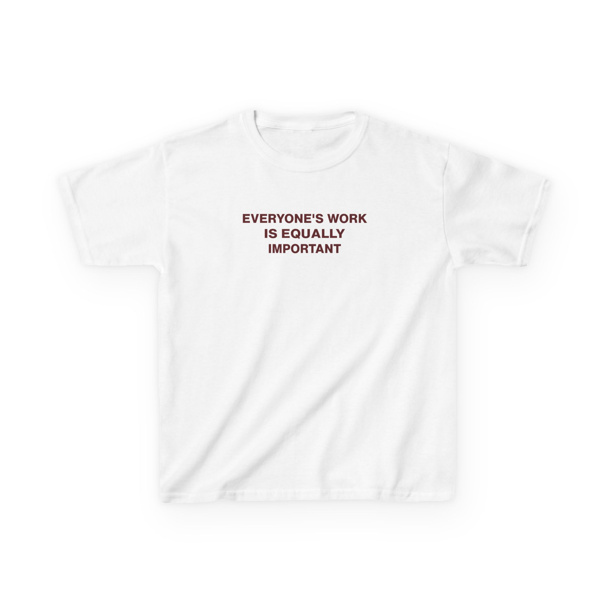 Jenny Holzer Everyone's Work is Equally Important Kids Heavy Cotton™ Tee