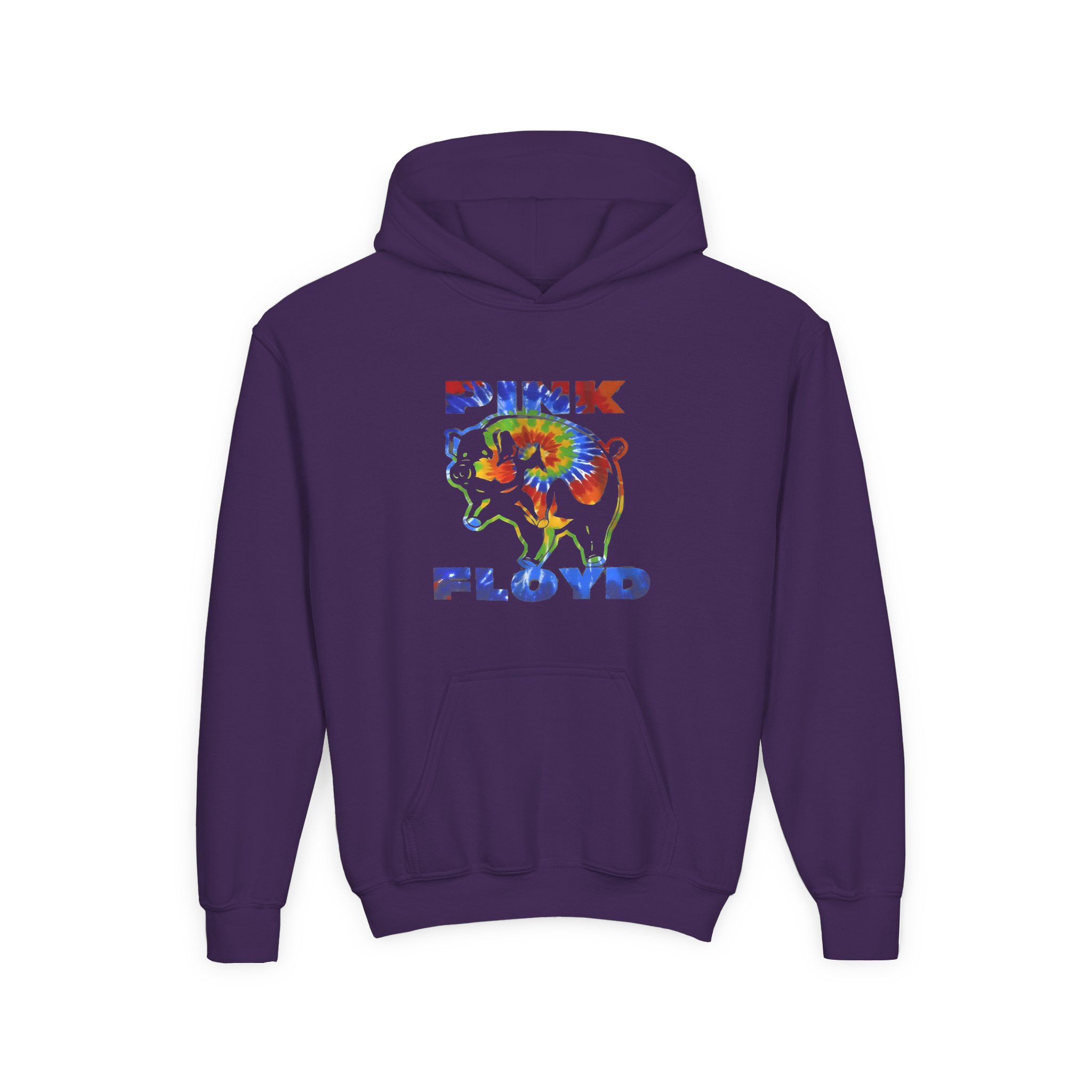Pink Floyd Psychedelic Pig Youth Heavy Blend Hooded Sweatshirt - Image 7