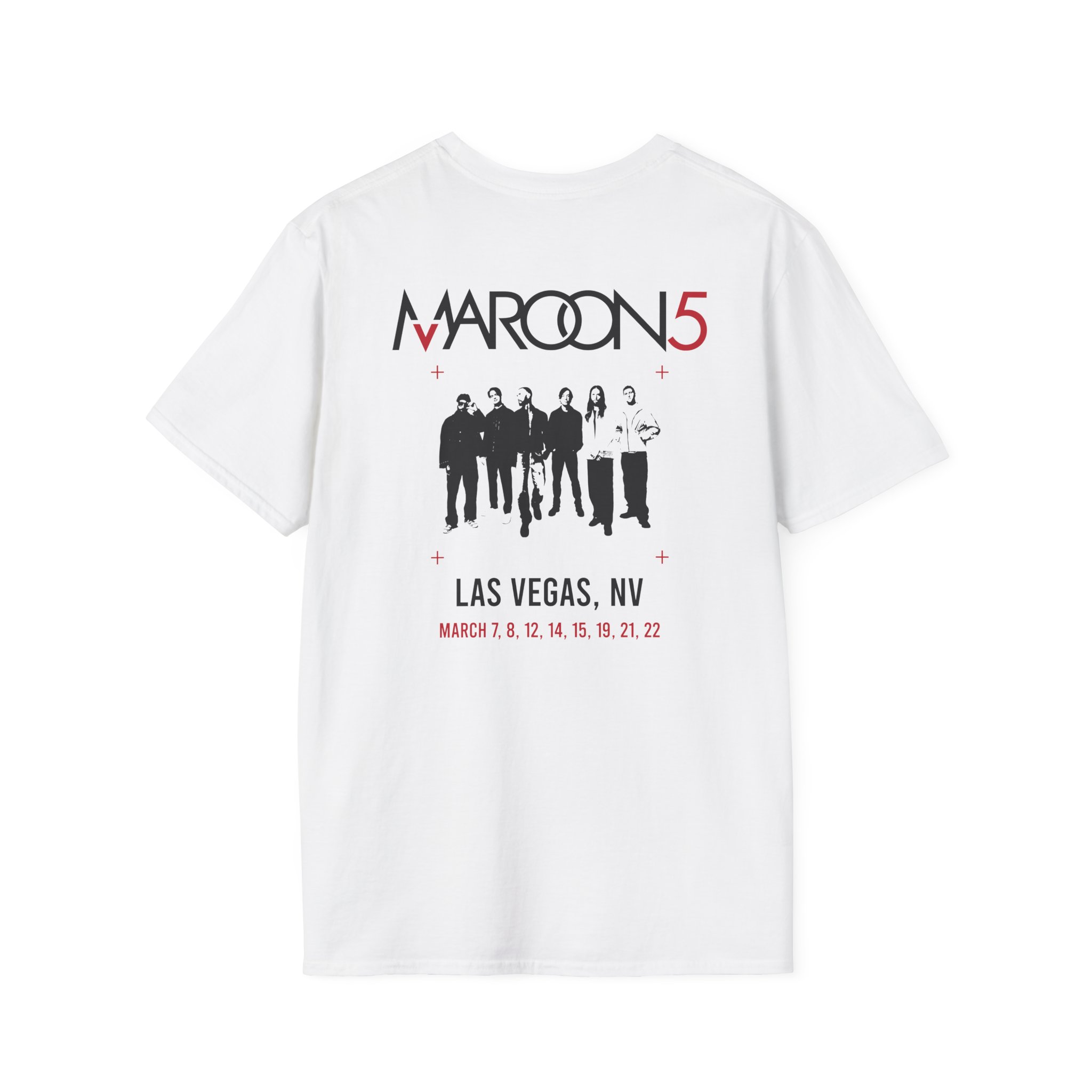 Adam Levine M5LV 2025 Flowers Unisex Softstyle T-Shirt - Image 2