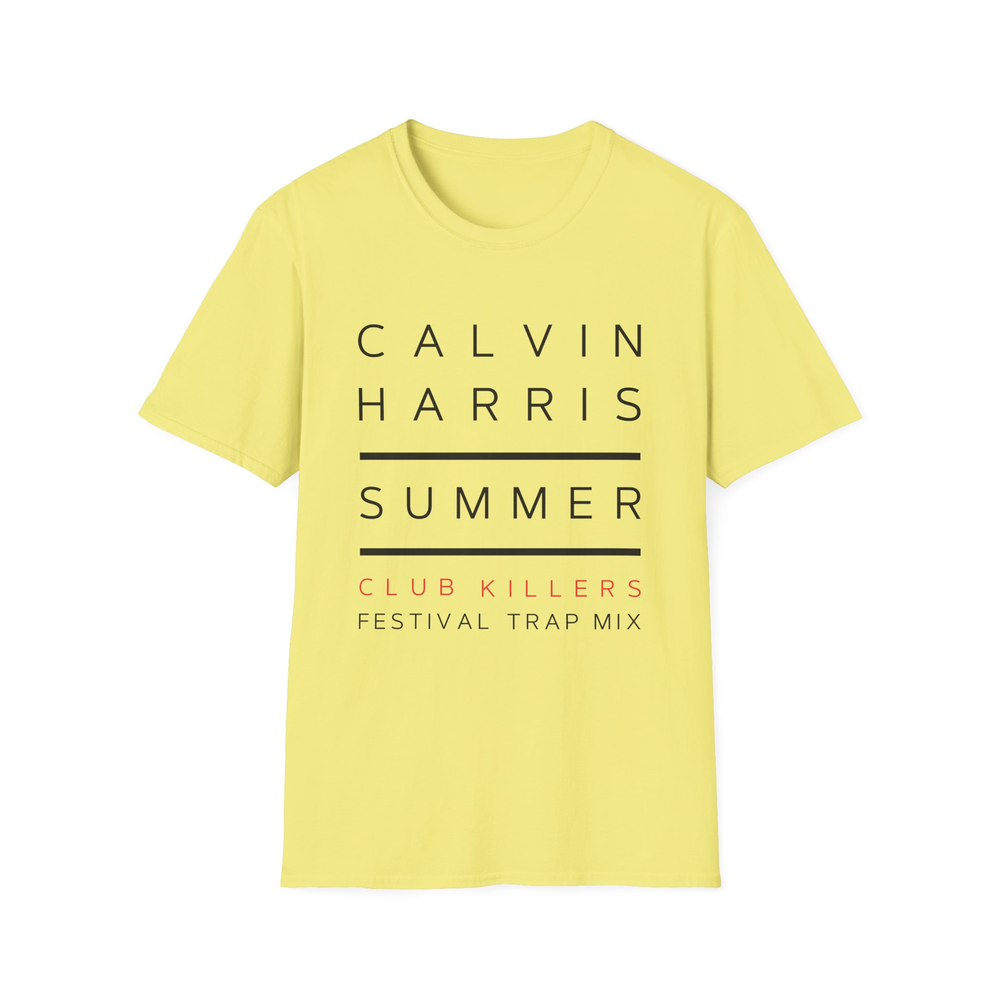 Calvin Harris Summer 4 Album Cover Unisex Softstyle T-Shirt - Image 11