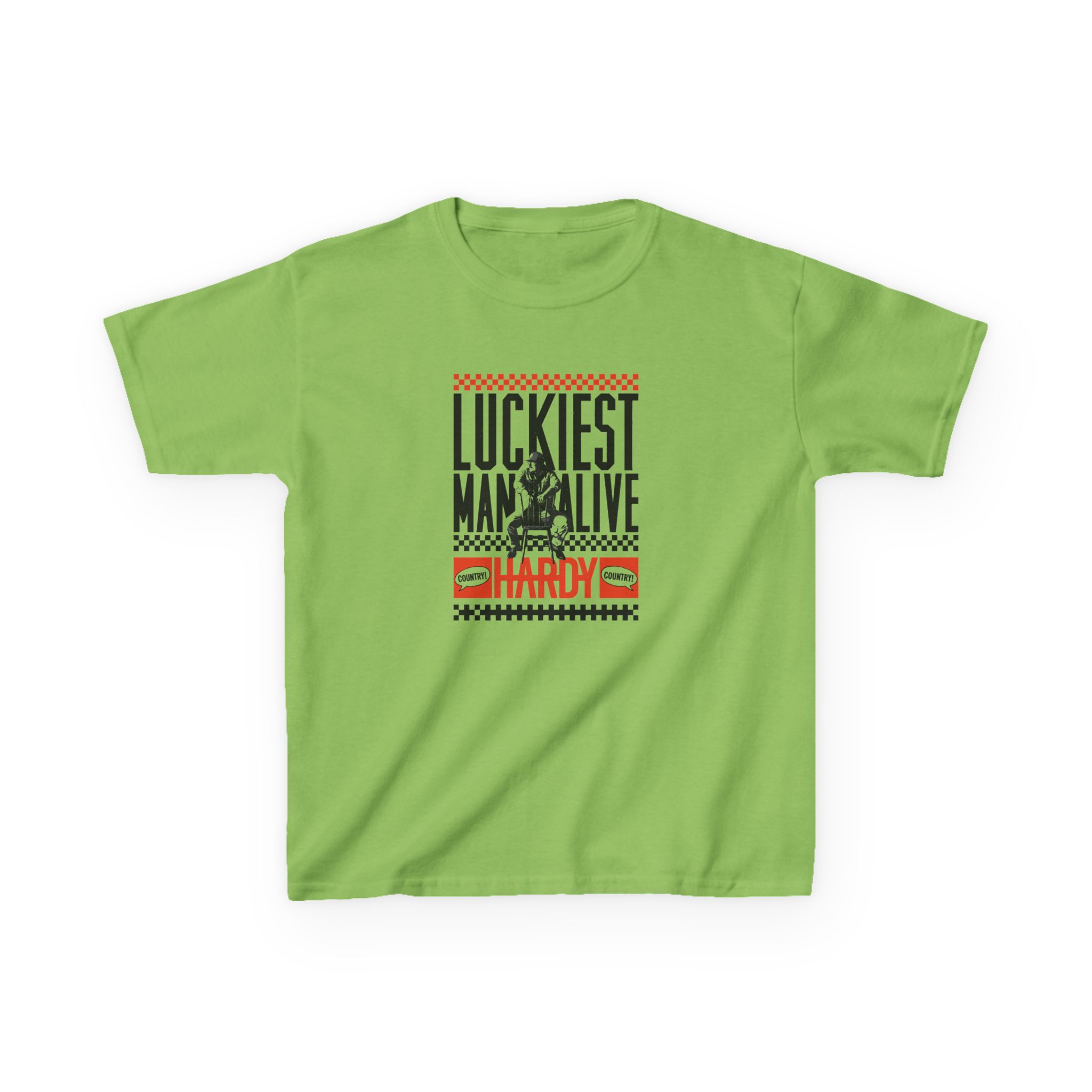 Hd Luckiest Man Alive Kids Heavy Cotton™ Tee - Image 5