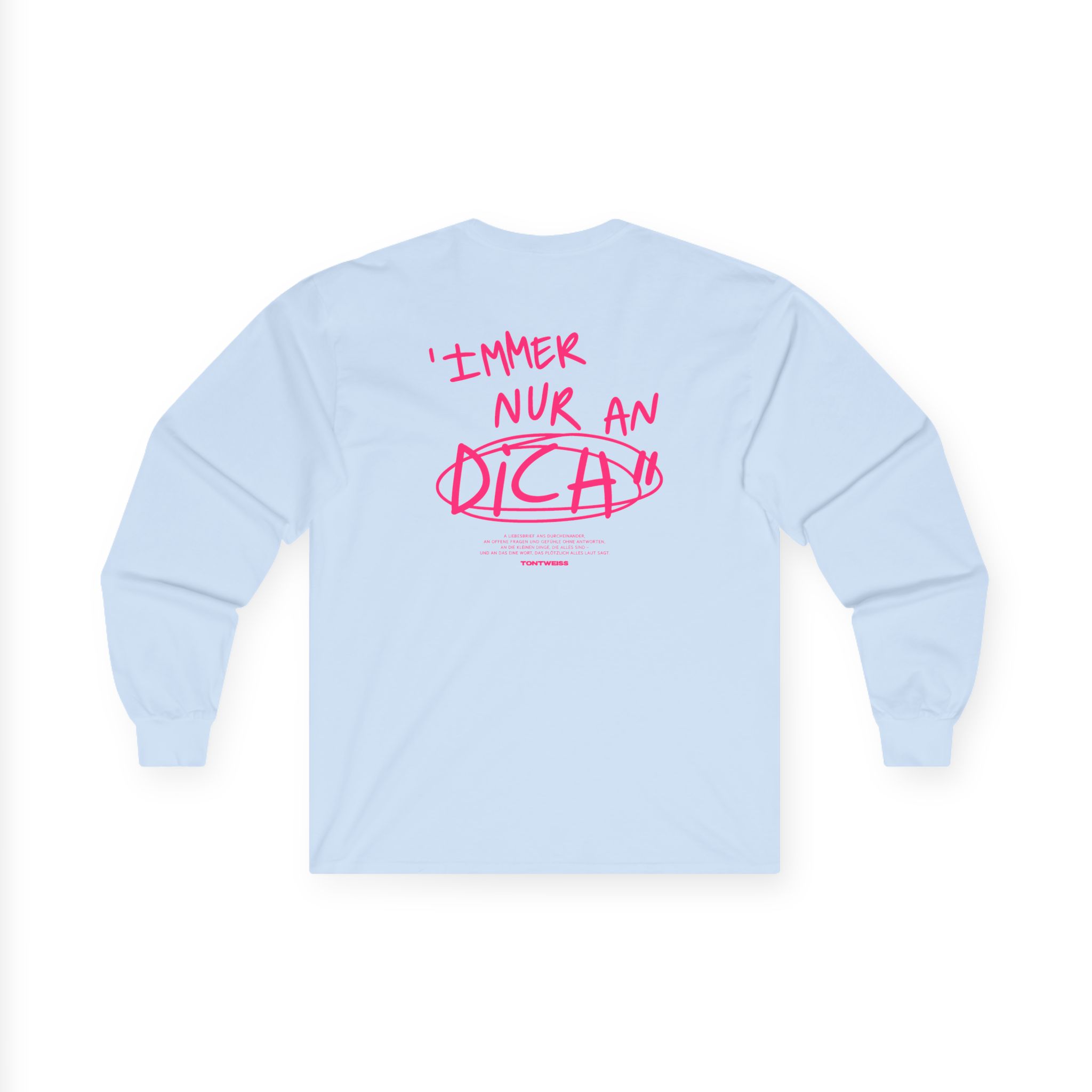 Tom Twers Immer Nur an Dich Unisex Ultra Cotton Long Sleeve Tee - Image 8