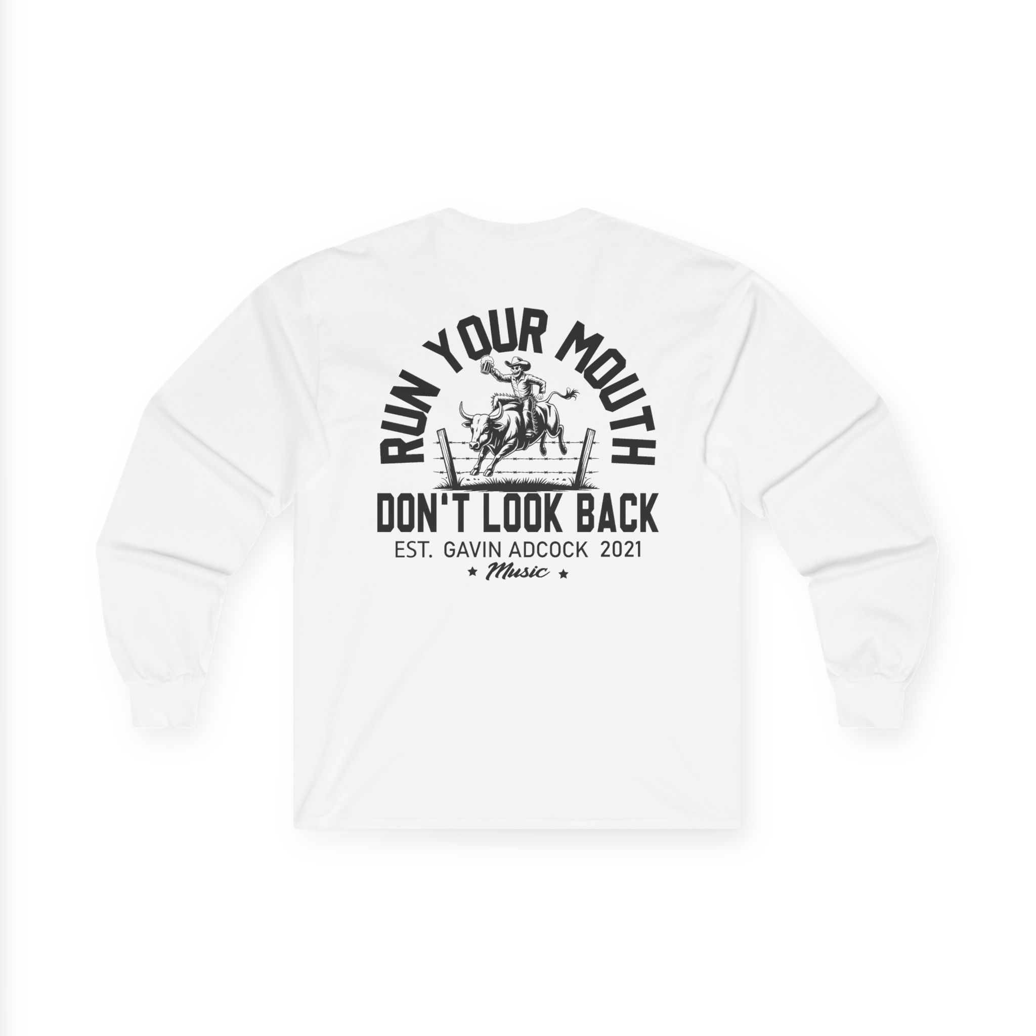 Gavin Adcock Run Your Mouth Unisex Ultra Cotton Long Sleeve Tee - Image 2