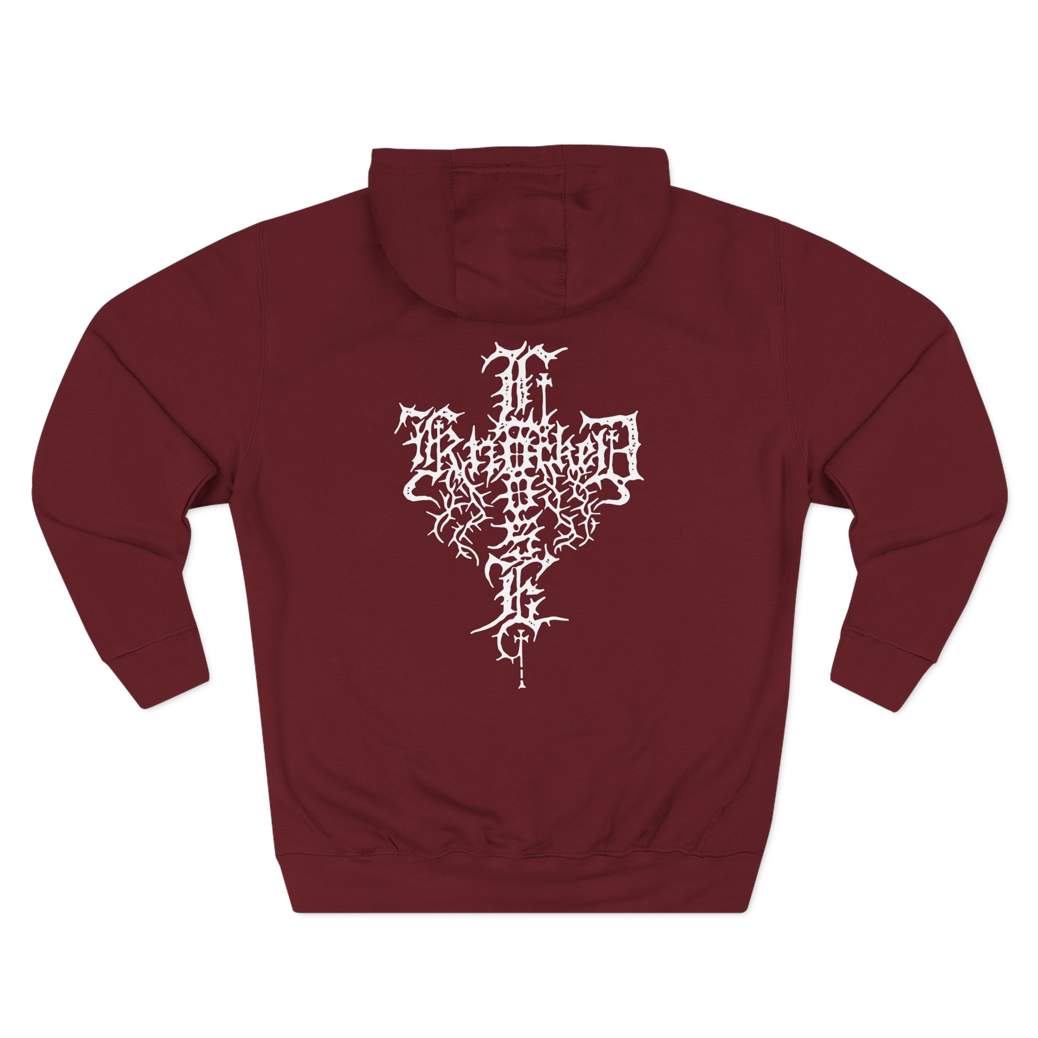 Knocked Loose Horse Cross Three-Panel Fleece Hoodie - Image 10