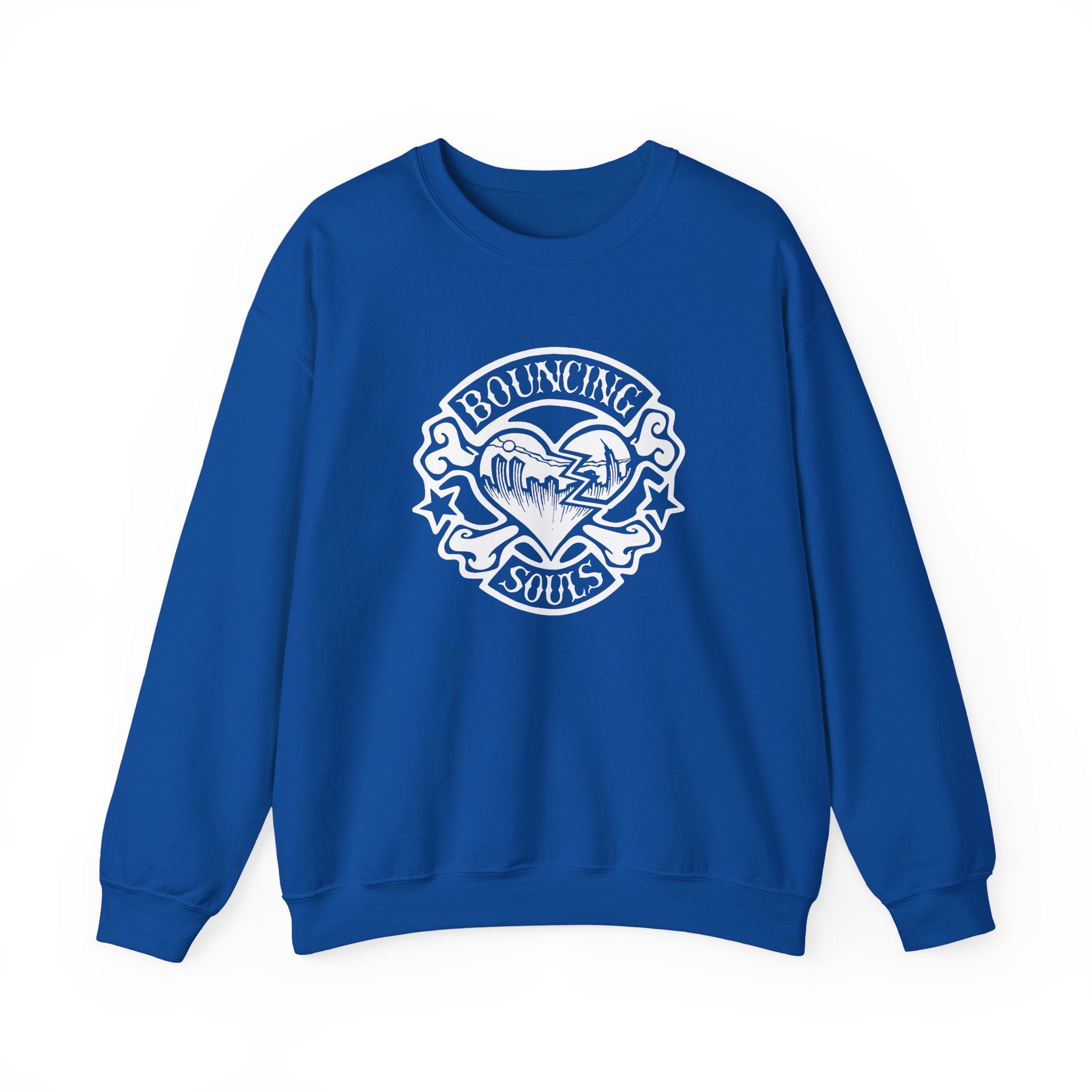 Cold Cuts the Bouncing Souls Rocker Heart Unisex Heavy Blend™ Crewneck Sweatshirt - Image 19