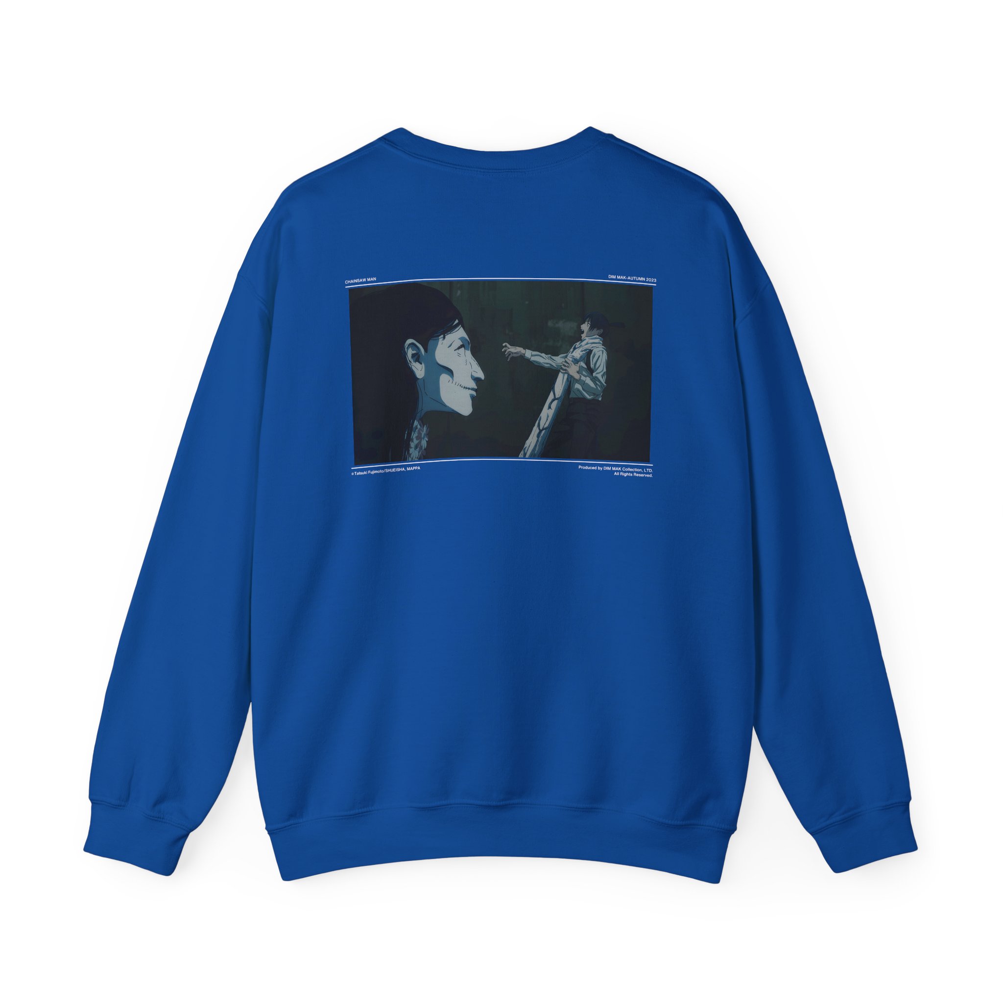 Chainsaw Man X Dim Mak Aki Unisex Heavy Blend™ Crewneck Sweatshirt - Image 12