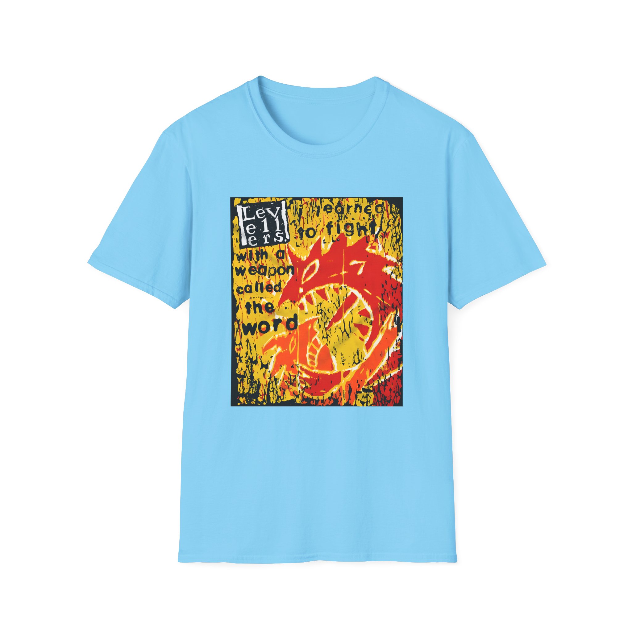 Levellers a Weapon Called the Word Unisex Softstyle T-shirt - Image 11