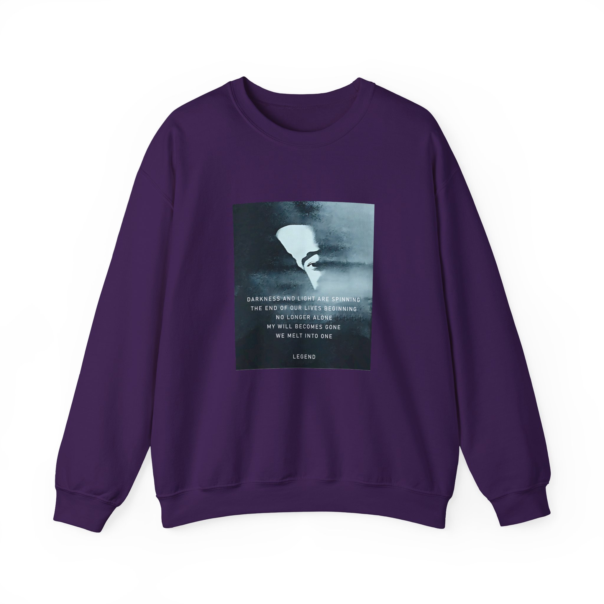 John Legend Darkness Lyrics Unisex Heavy Blend™ Crewneck Sweatshirt - Image 23
