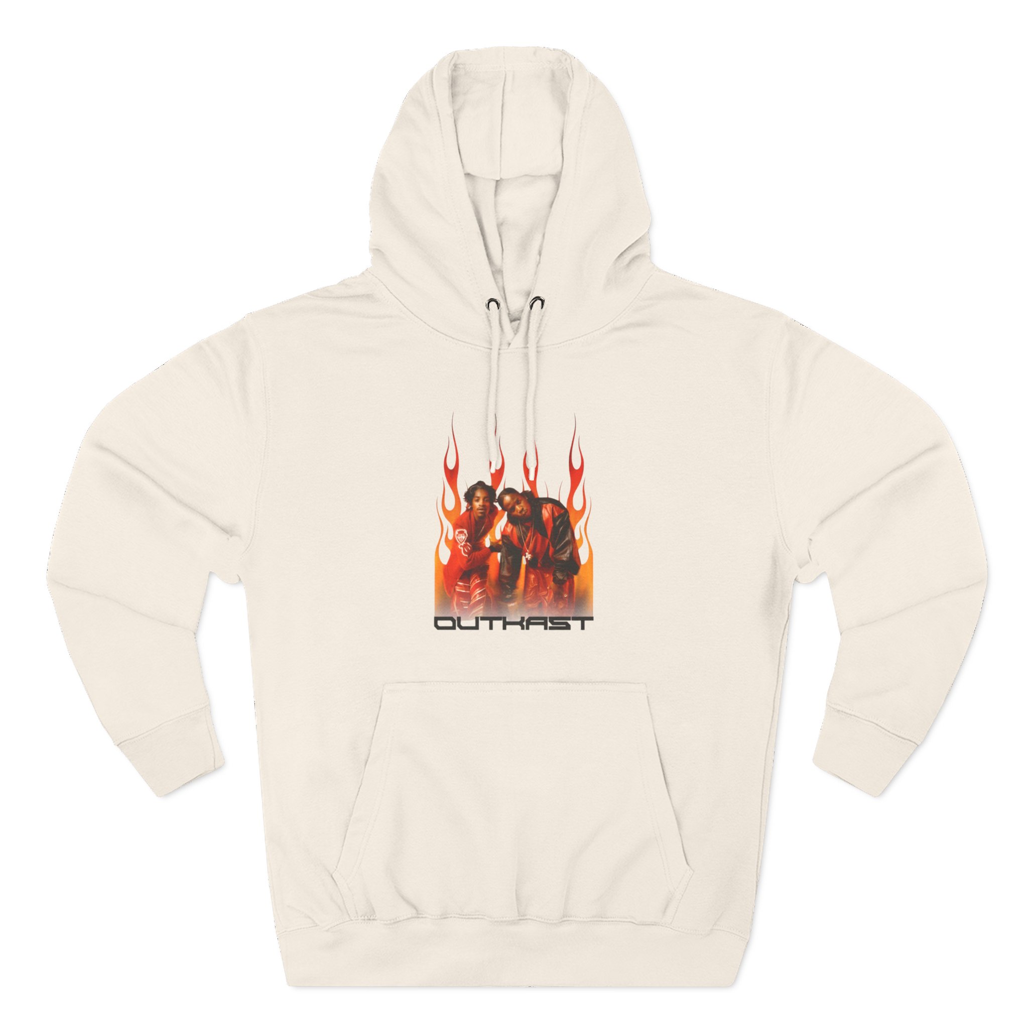 Outkast Flames Three-Panel Fleece Hoodie