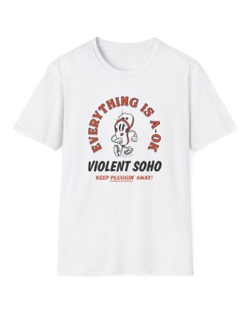 Violent Soho Keep on Pluggin Unisex Softstyle T-Shirt