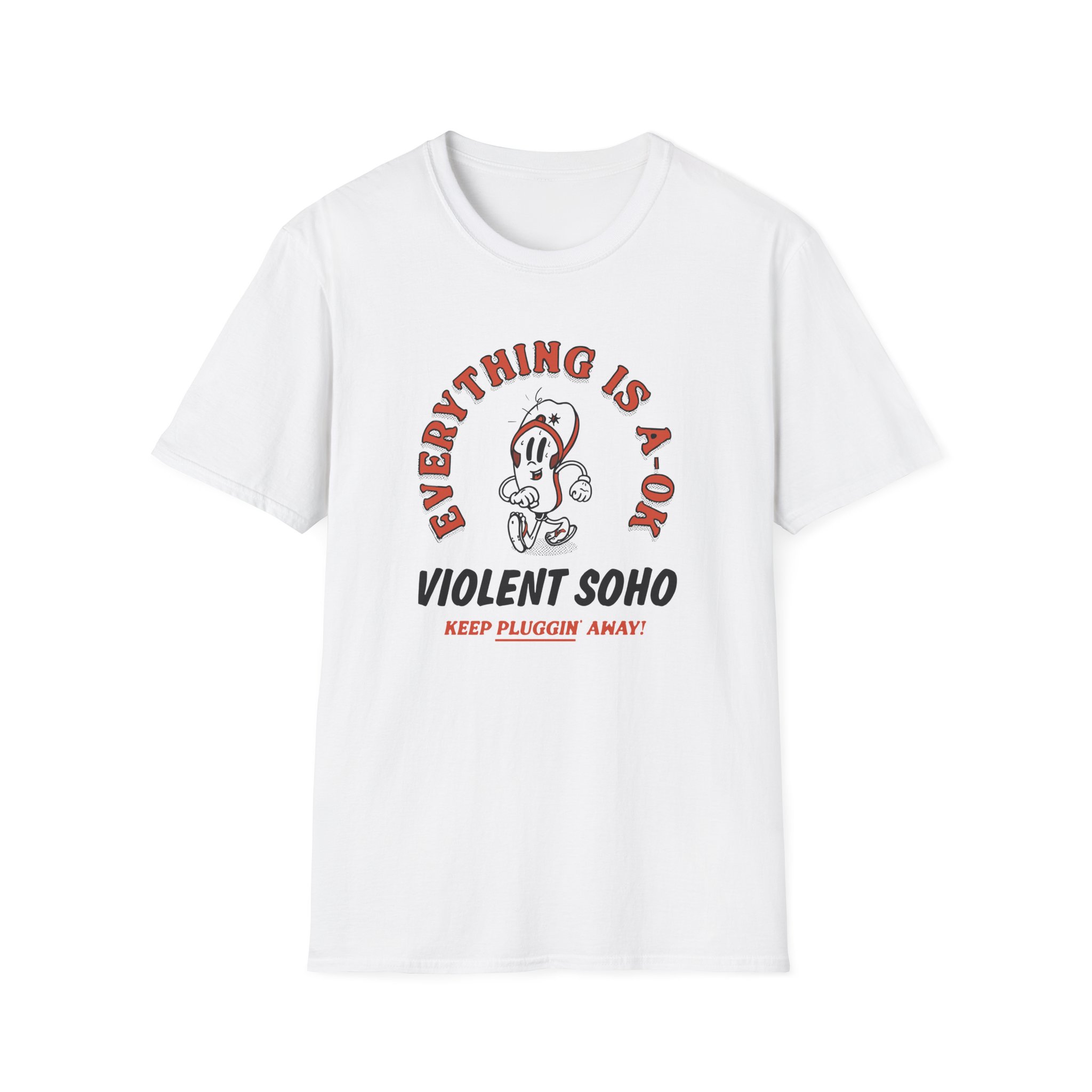 Violent Soho Keep on Pluggin Unisex Softstyle T-Shirt