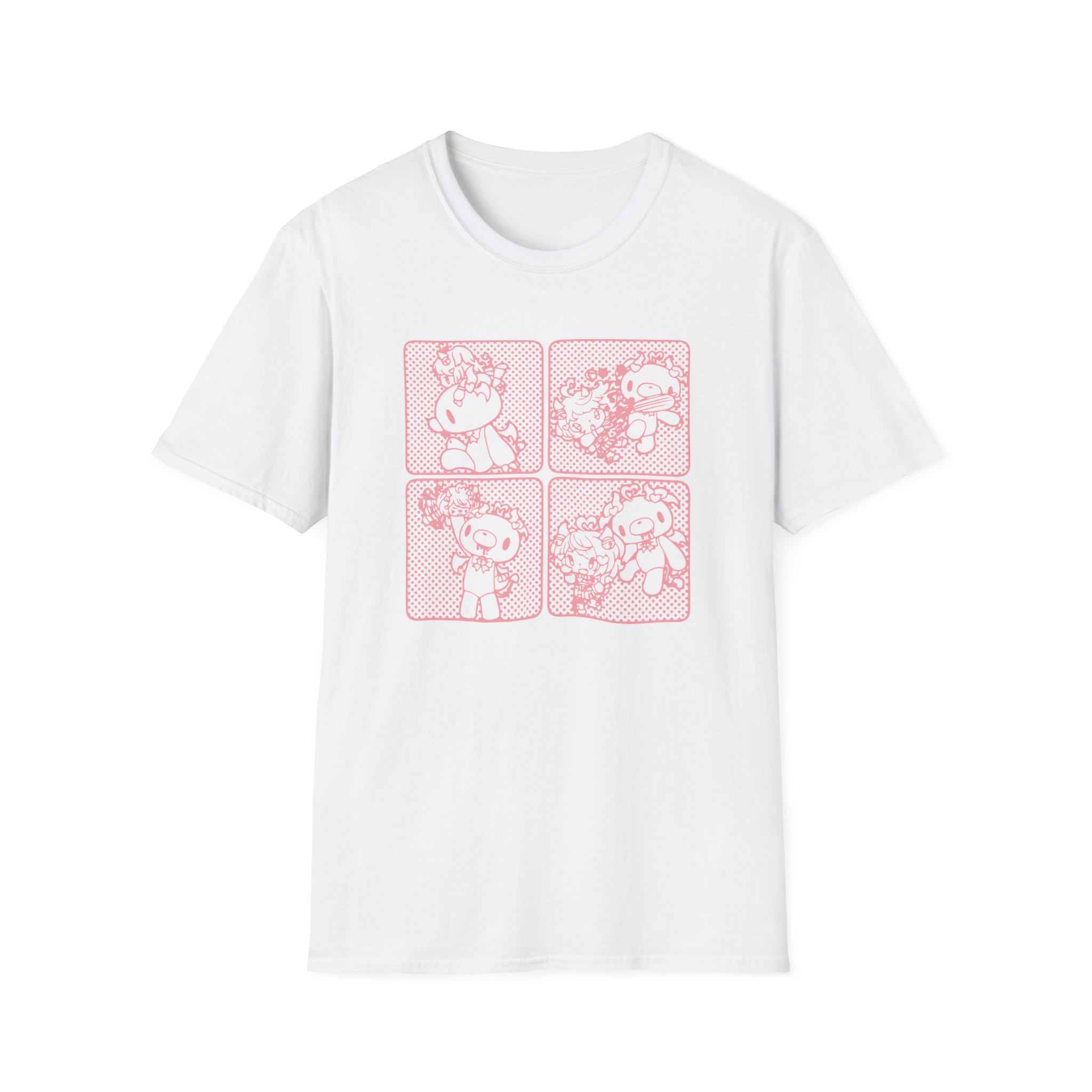 Ironmouse X Gloomy Bear Unisex Softstyle T-shirt