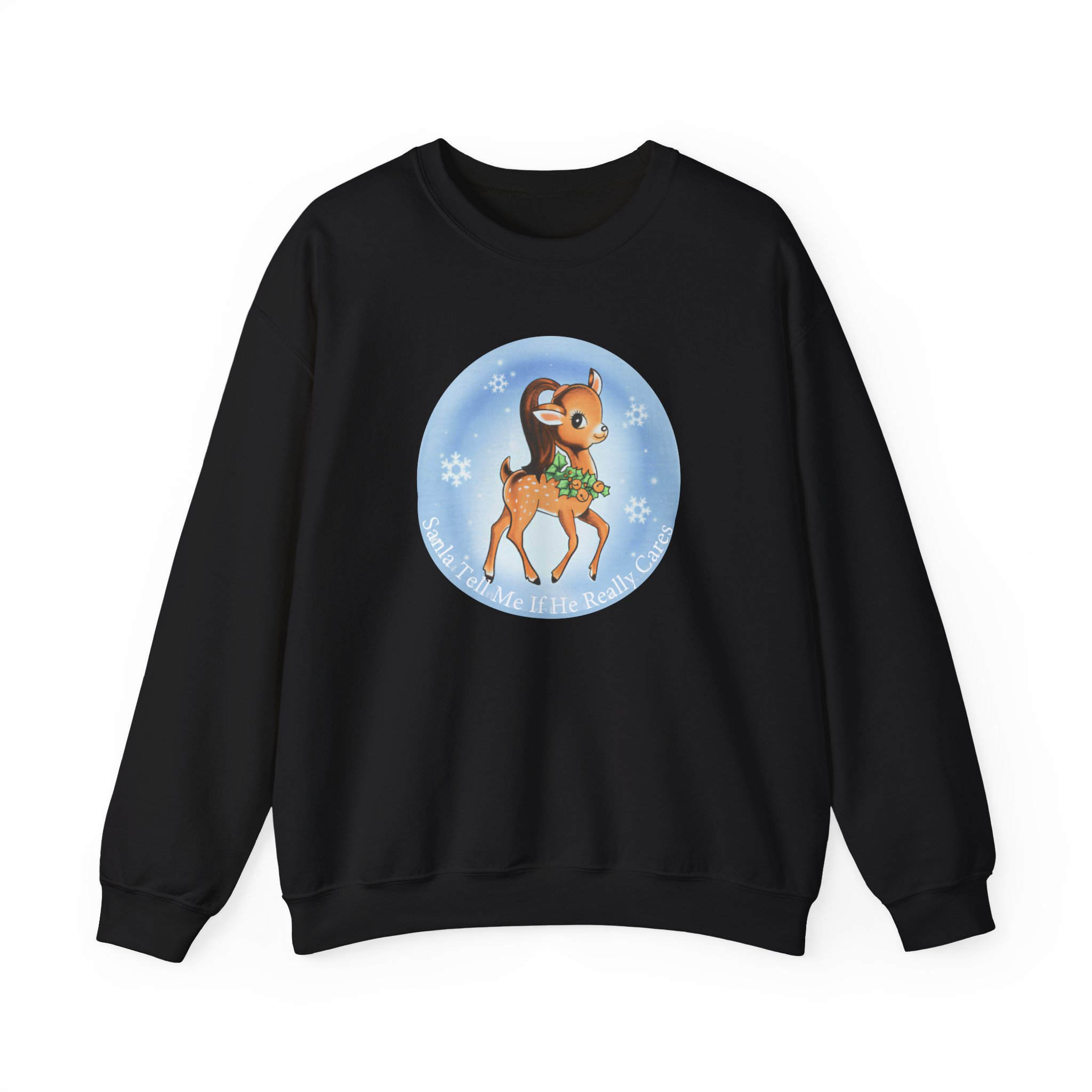 AG Santa Tell Me Unisex Heavy Blend™ Crewneck Sweatshirt