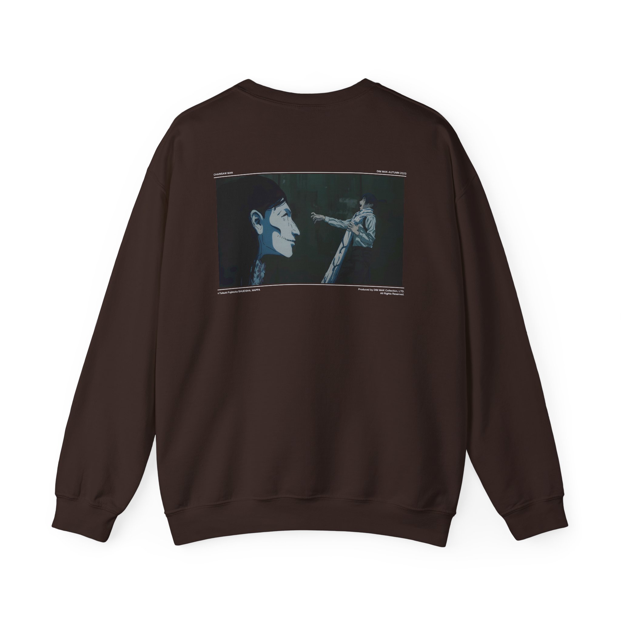 Chainsaw Man X Dim Mak Aki Unisex Heavy Blend™ Crewneck Sweatshirt - Image 6