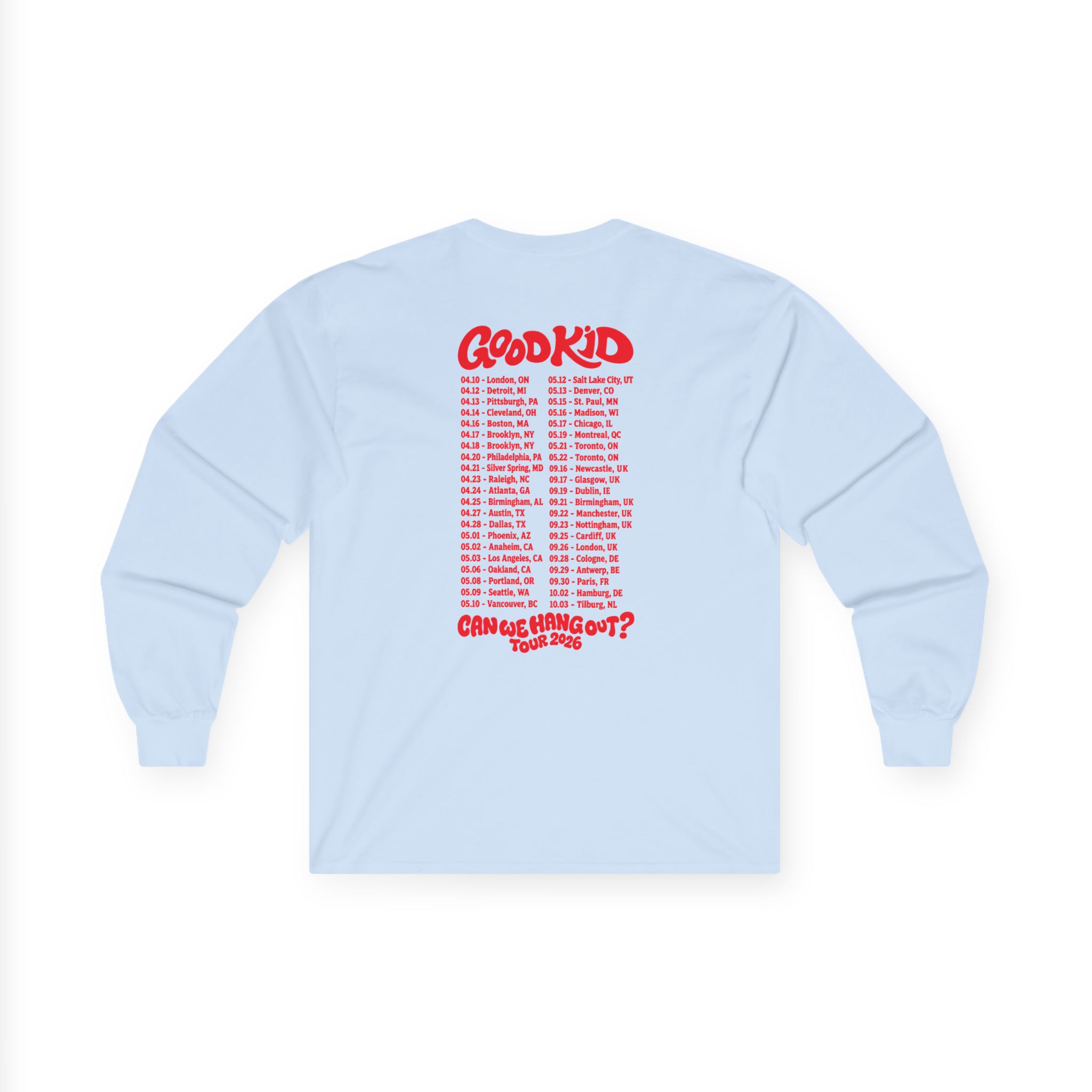 Good Kid Can We Hang Out Unisex Ultra Cotton Long Sleeve Tee - Image 8