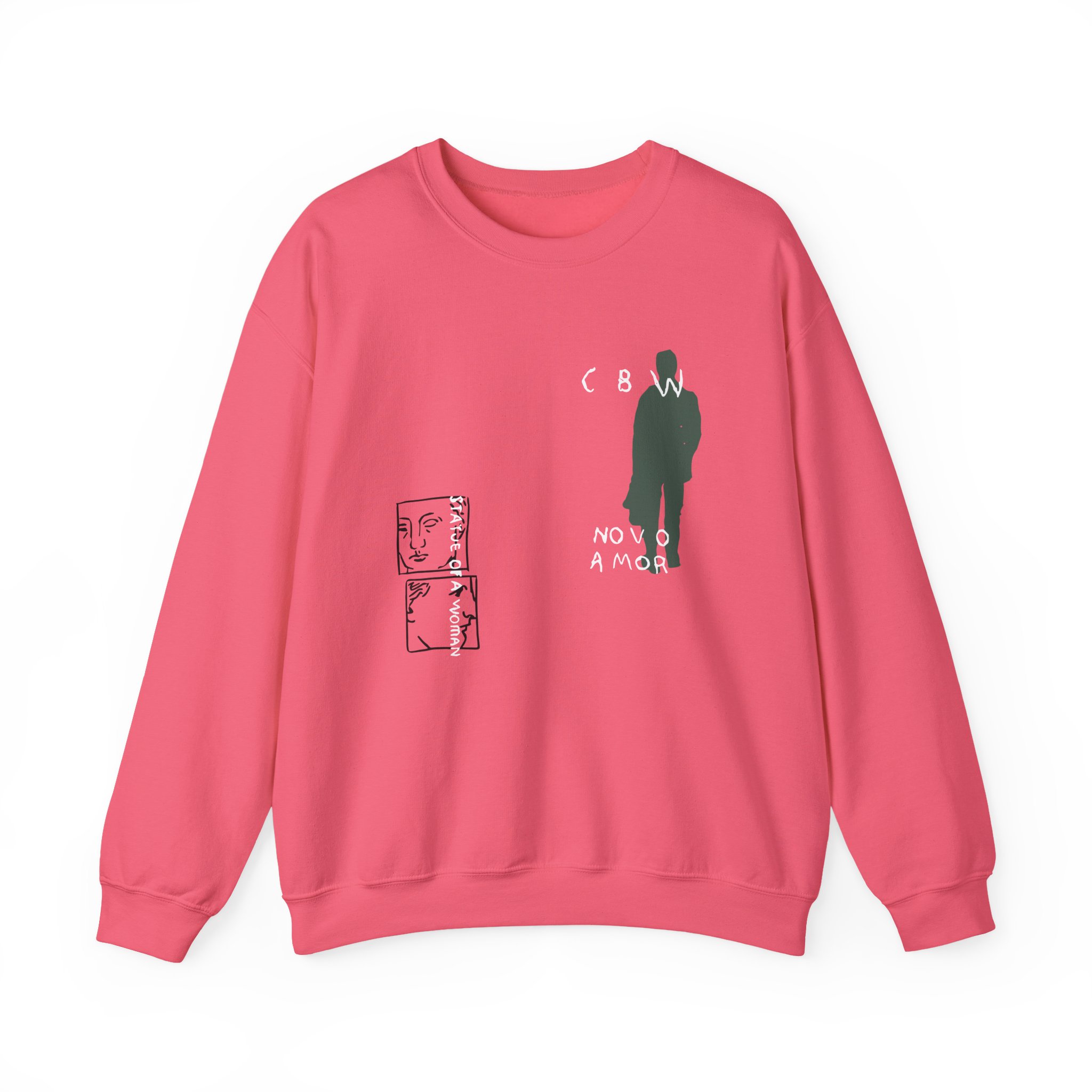 Novo Amor Statue Unisex Heavy Blend™ Crewneck Sweatshirt - Image 7