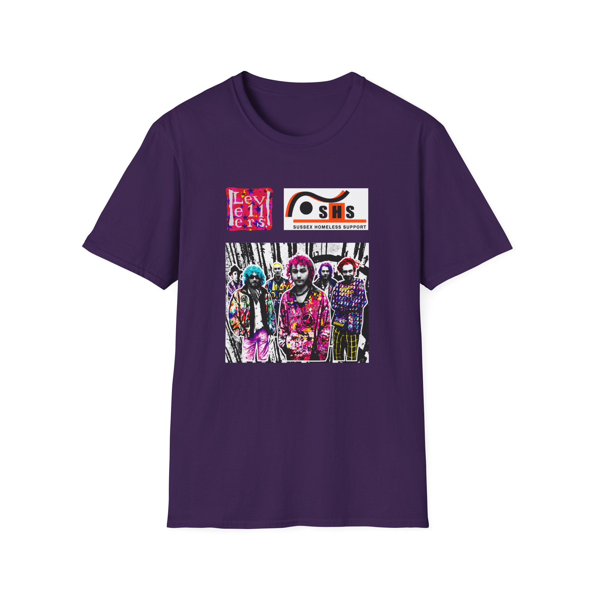 Levellers Postman Print Unisex Softstyle T-Shirt - Image 17