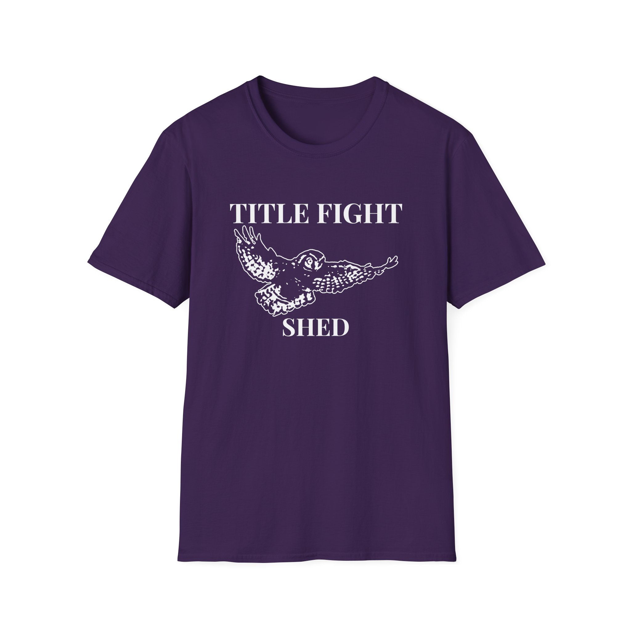 Cold Cuts Title Fight Shed Owl Unisex Softstyle T-Shirt - Image 23