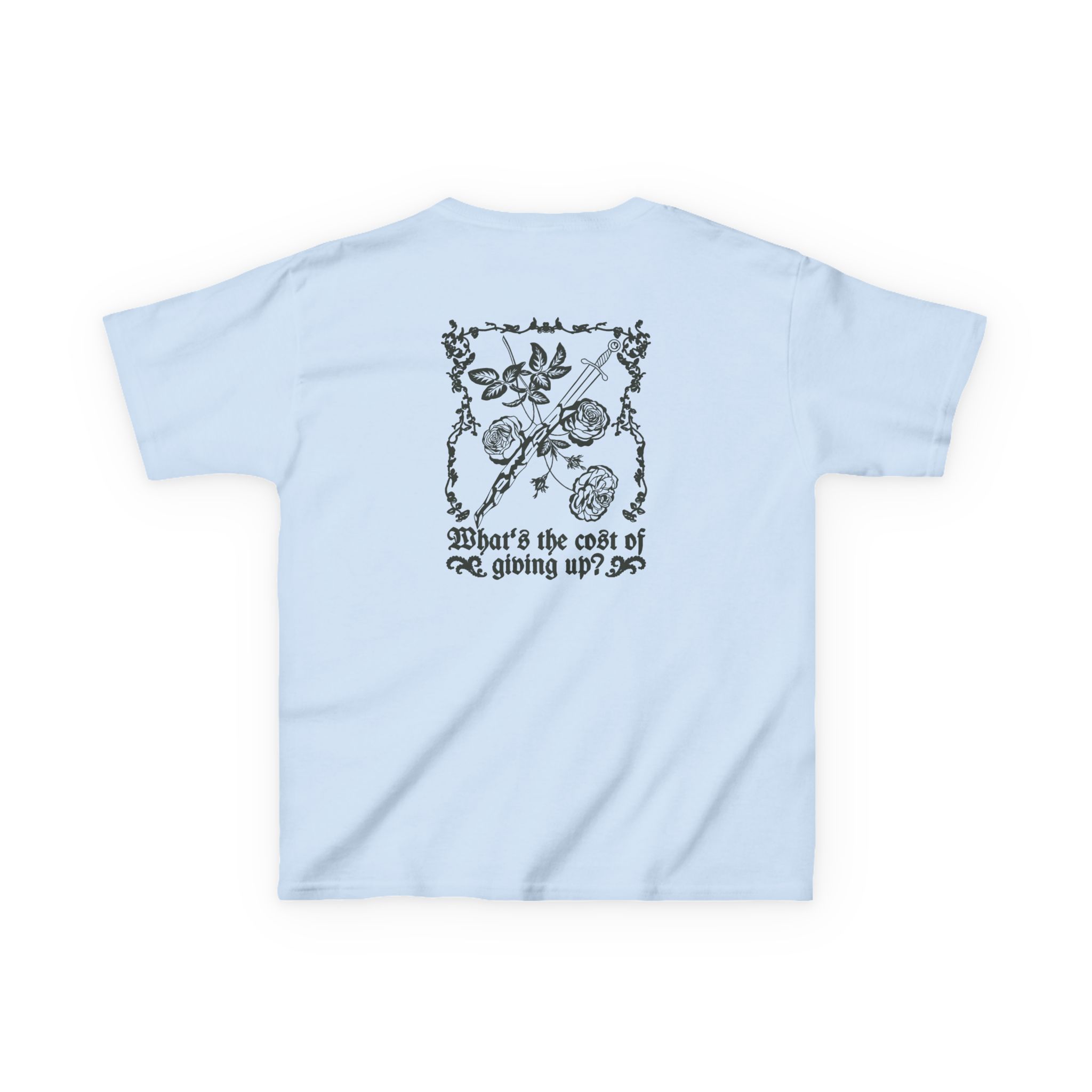Kids Poppy Cost Of Giving Up Heavy Cotton™ Tee - Image 10