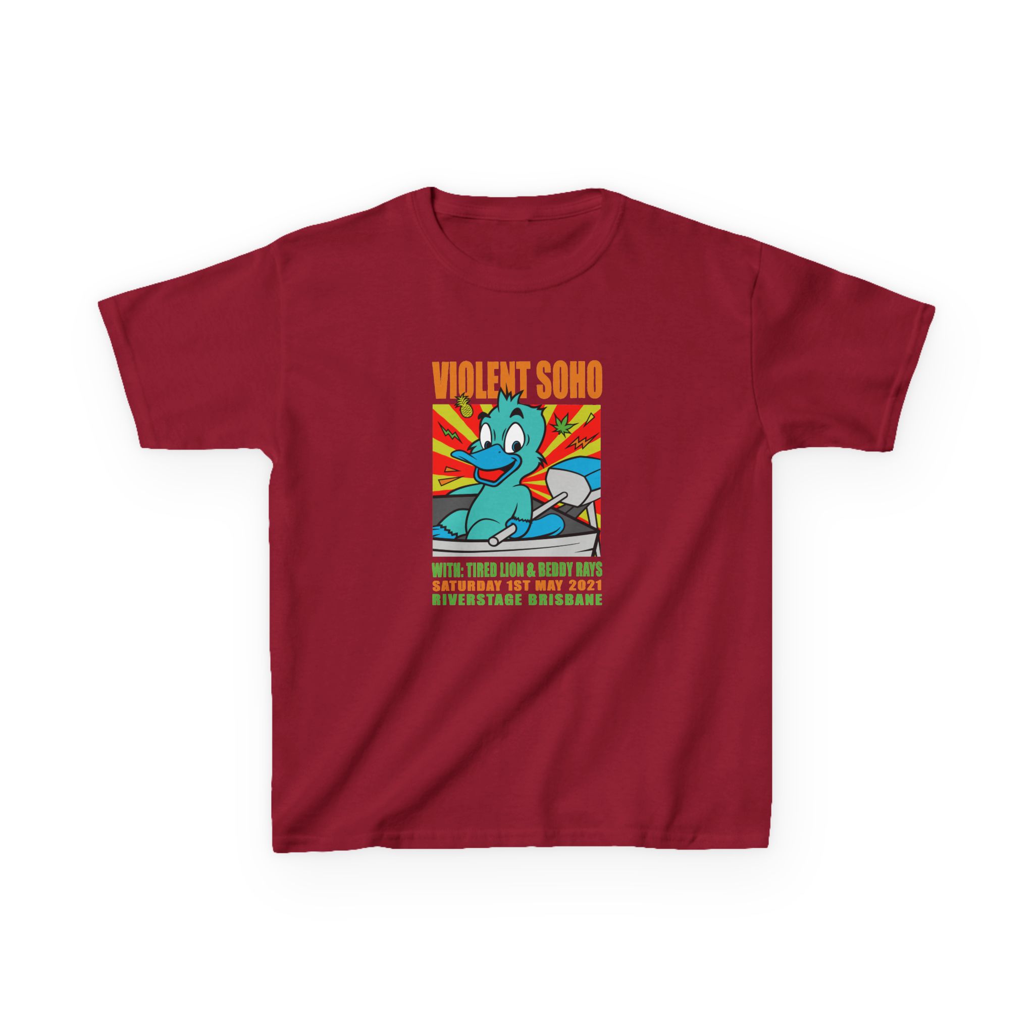 Violent Soho Event Poster Kids Heavy Cotton™ Tee - Image 33
