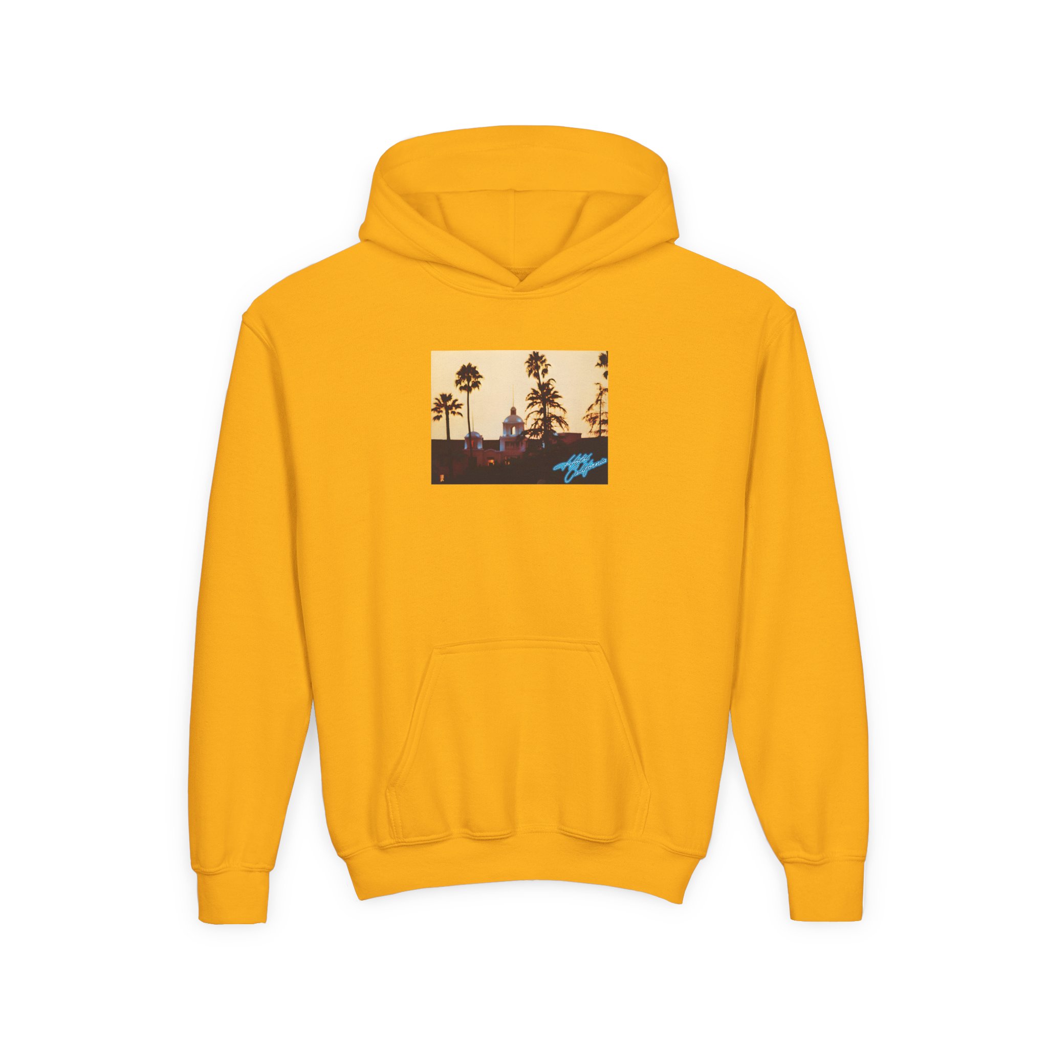 Youth The Eagles Hotel California Heavy Blend Hooded Sweatshirt - Image 7
