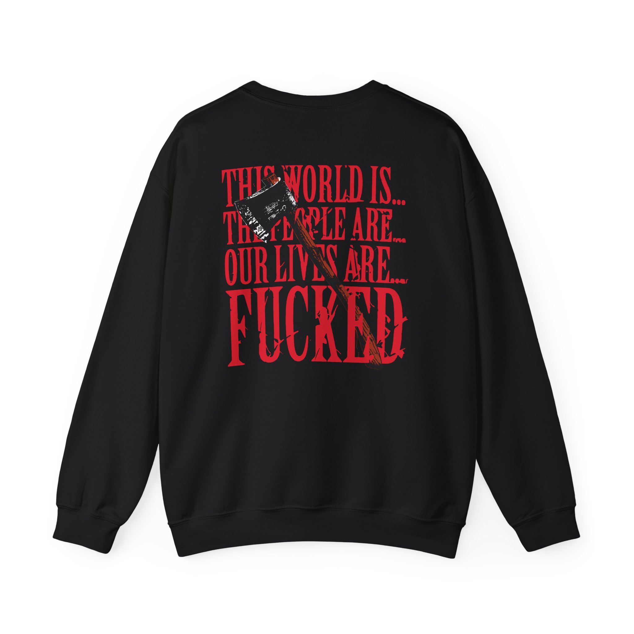 Paleface Swiss This World is Unisex Heavy Blend™ Crewneck Sweatshirt - Image 2