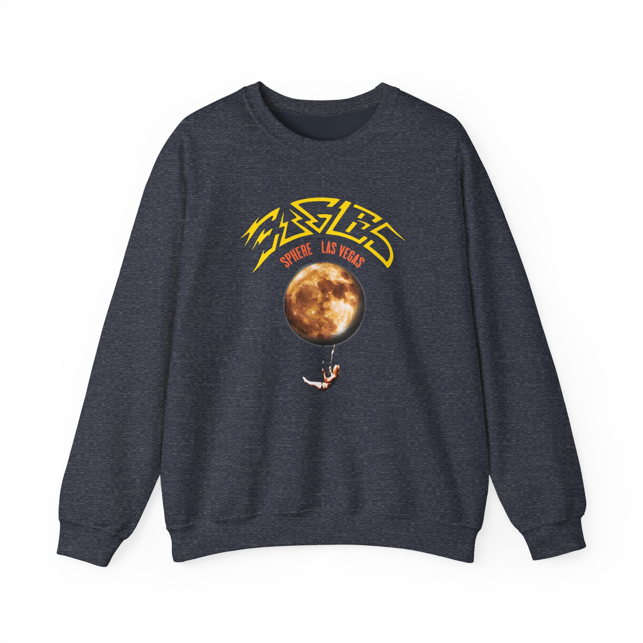 The Eagles Sphere Moon Trapeze Unisex Heavy Blend™ Crewneck Sweatshirt - Image 11