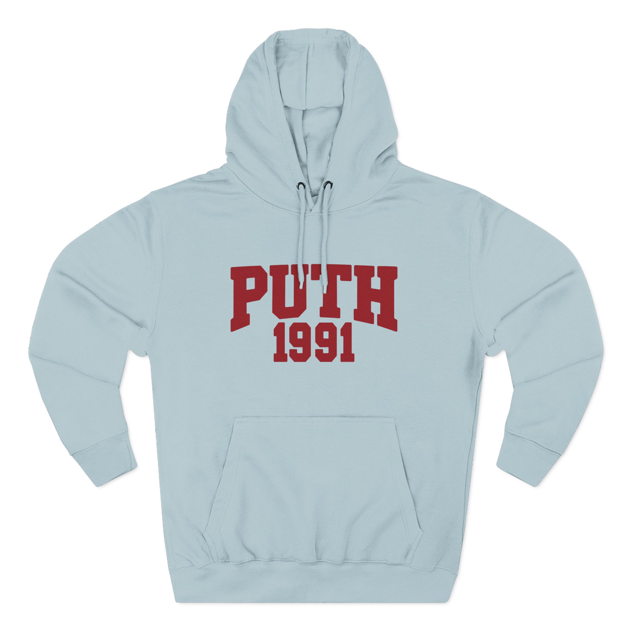 Charlie Puth Puth 1991 Three-Panel Fleece Hoodie - Image 11
