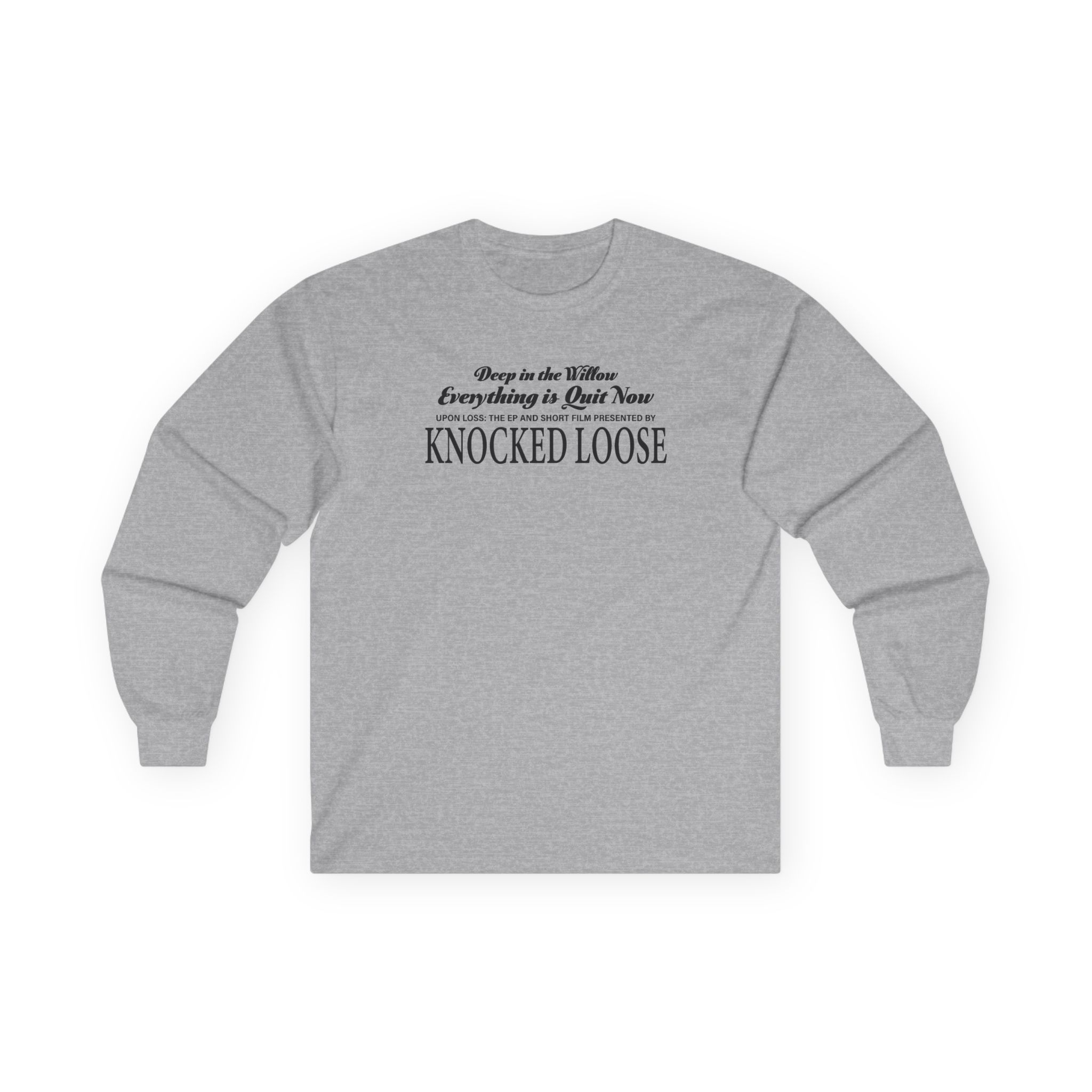 Knocked Loose Quiet Now Unisex Ultra Cotton Long Sleeve Tee - Image 5