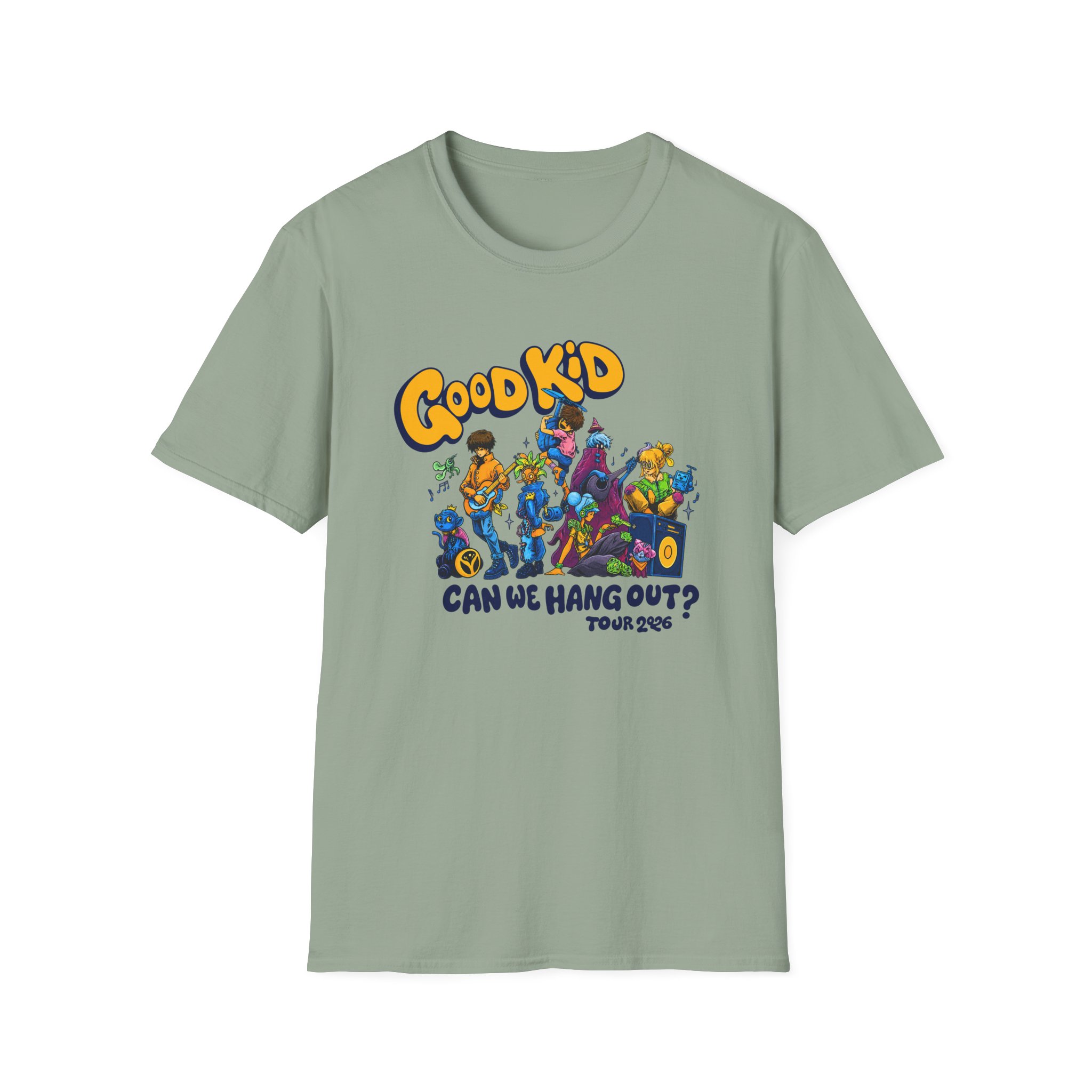 Good Kid Can We Hang Out Unisex Softstyle T-Shirt - Image 13