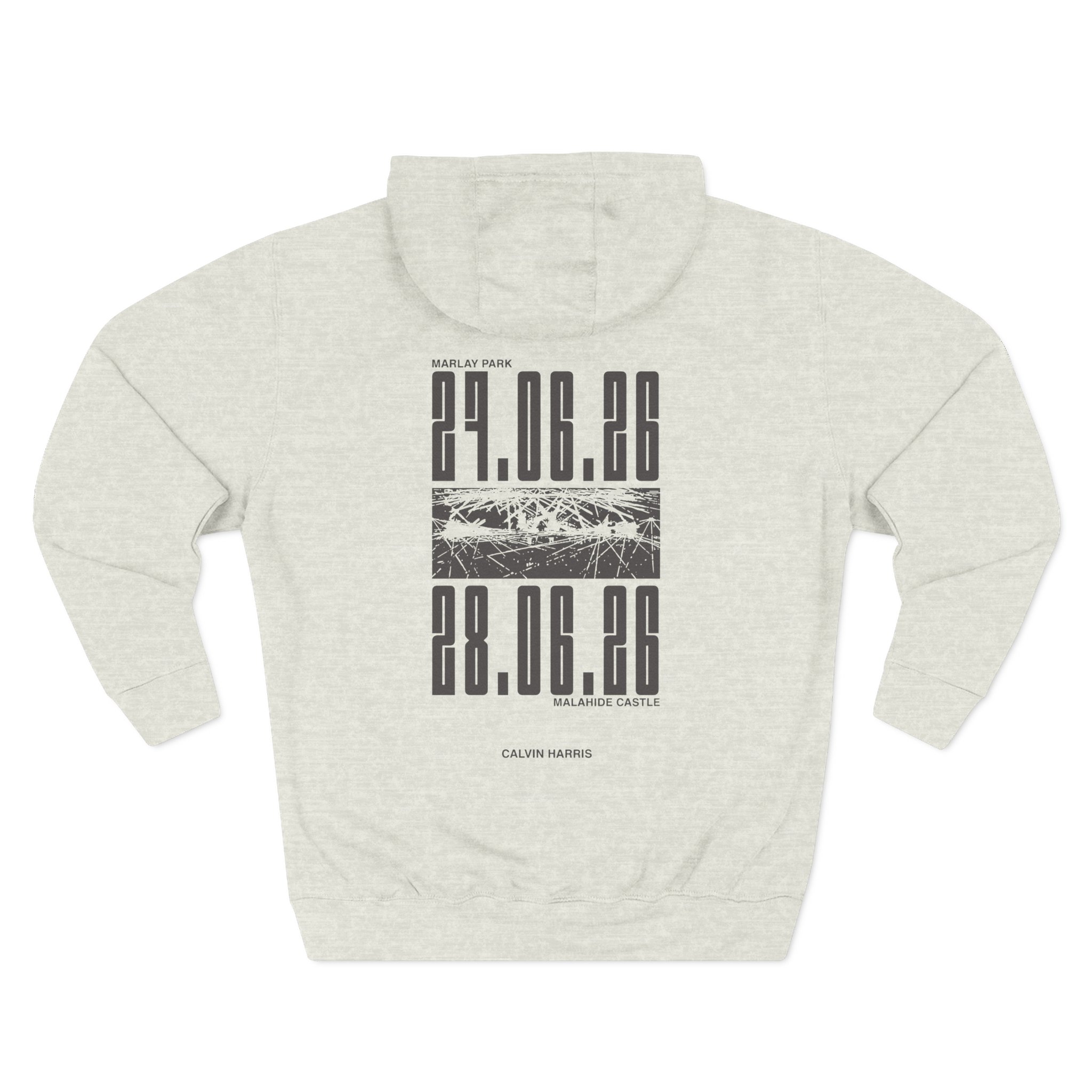 Calvin Harris Malahide Castle Tour Three-Panel Fleece Hoodie - Image 10