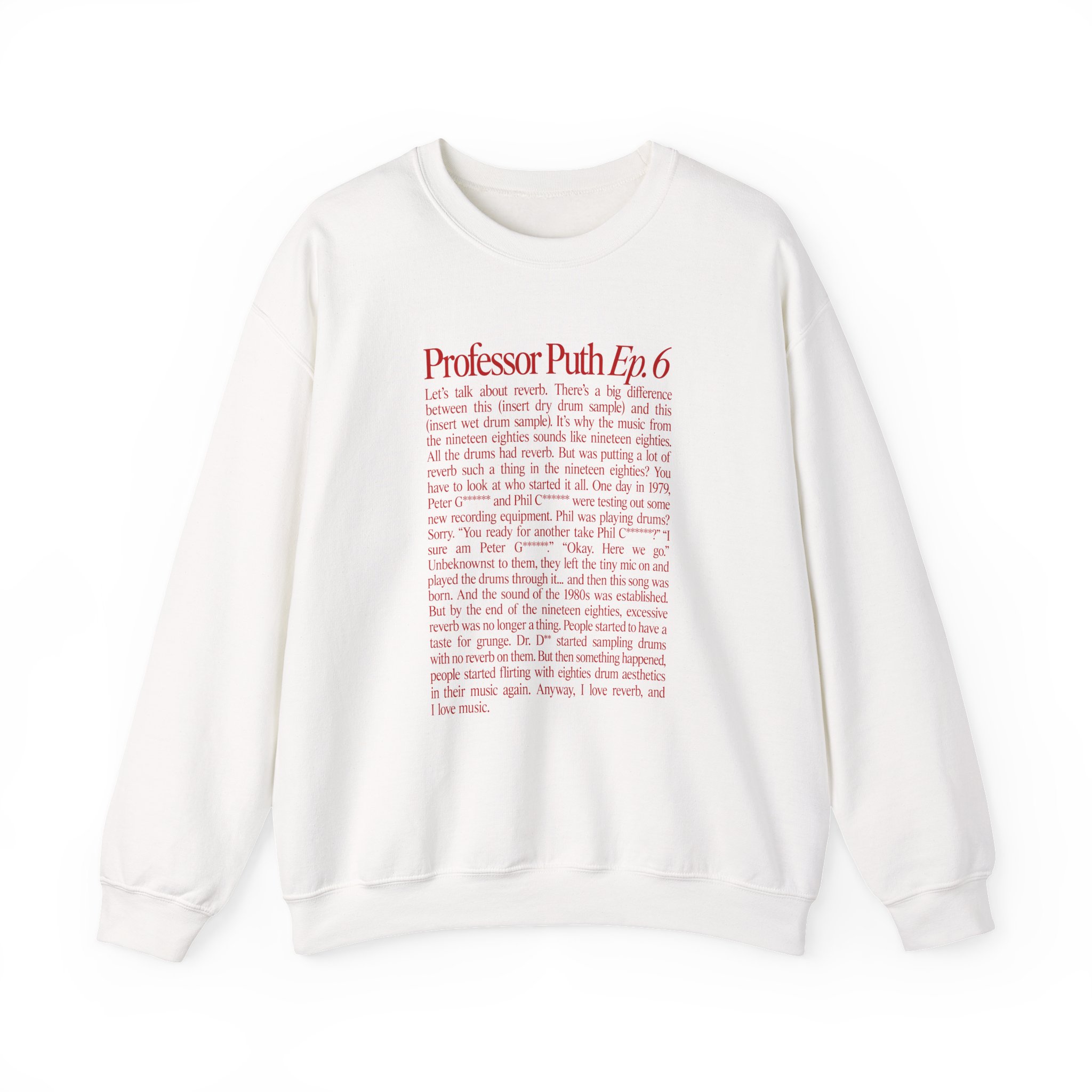 Charlie Puth Professor Puth Unisex Heavy Blend™ Crewneck Sweatshirt