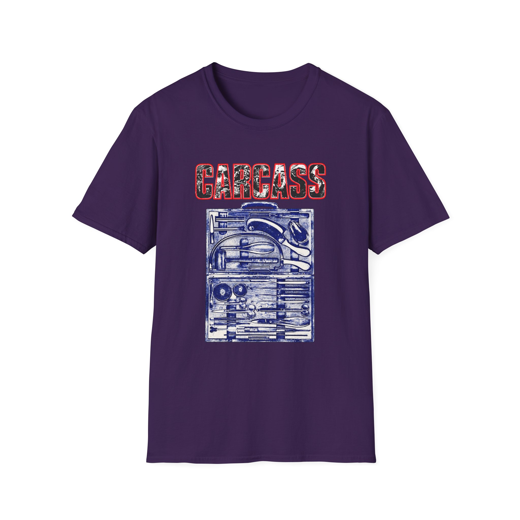 Carcass Certificate of Death Unisex Softstyle T-Shirt - Image 13