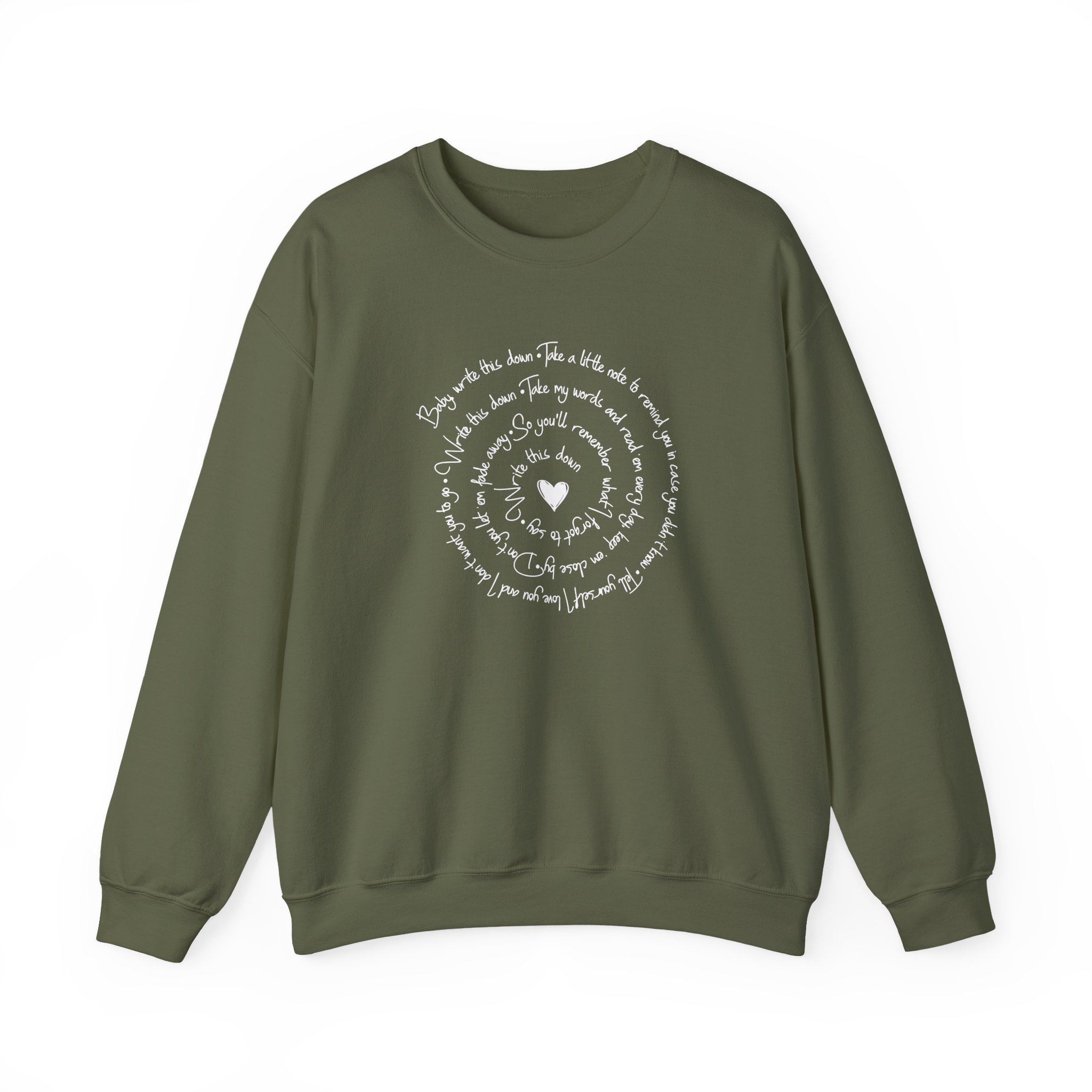 George Strait Wine Write This Down Unisex Heavy Blend™ Crewneck Sweatshirt - Image 7