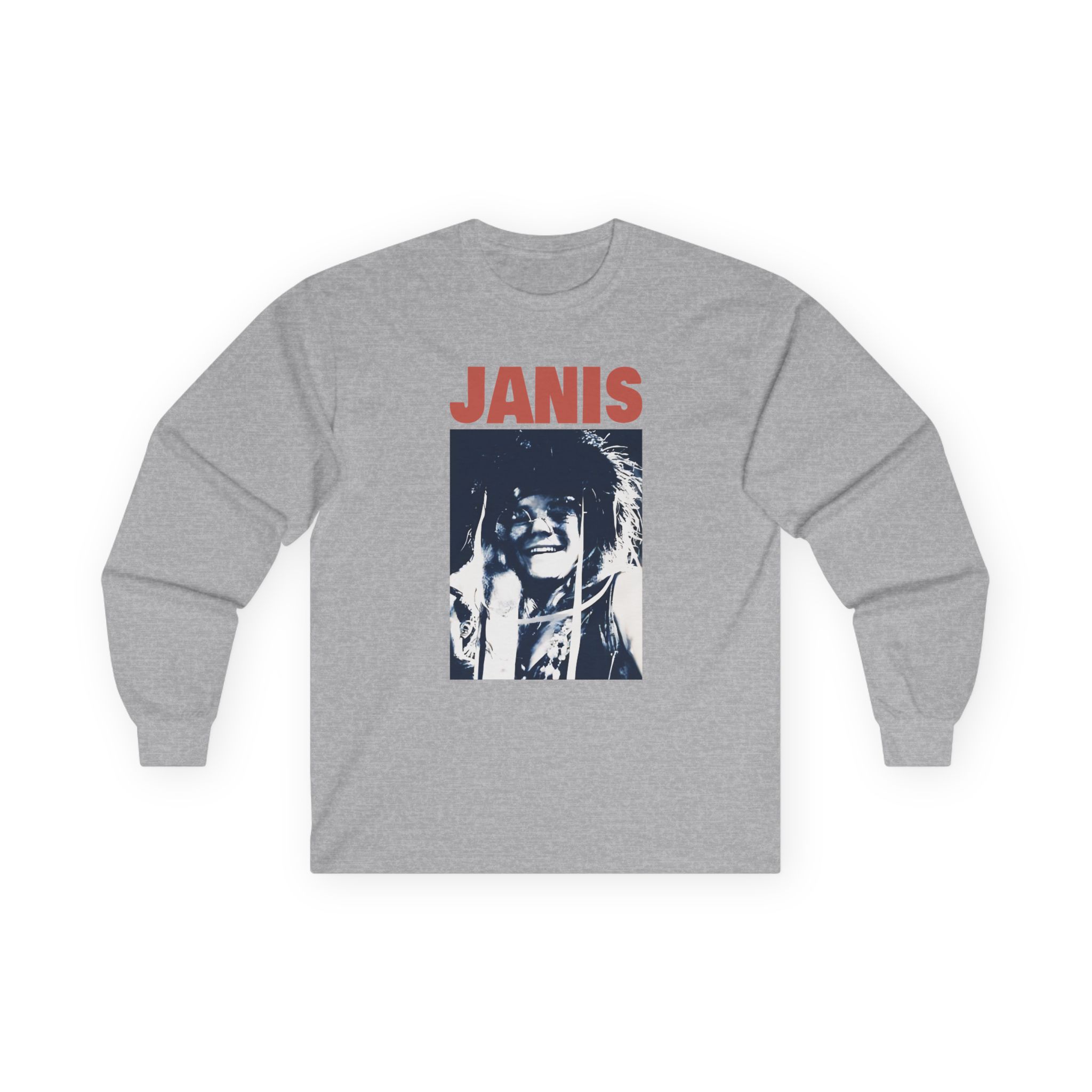 Janis Joplin Beatnick Unisex Ultra Cotton Long Sleeve Tee - Image 7