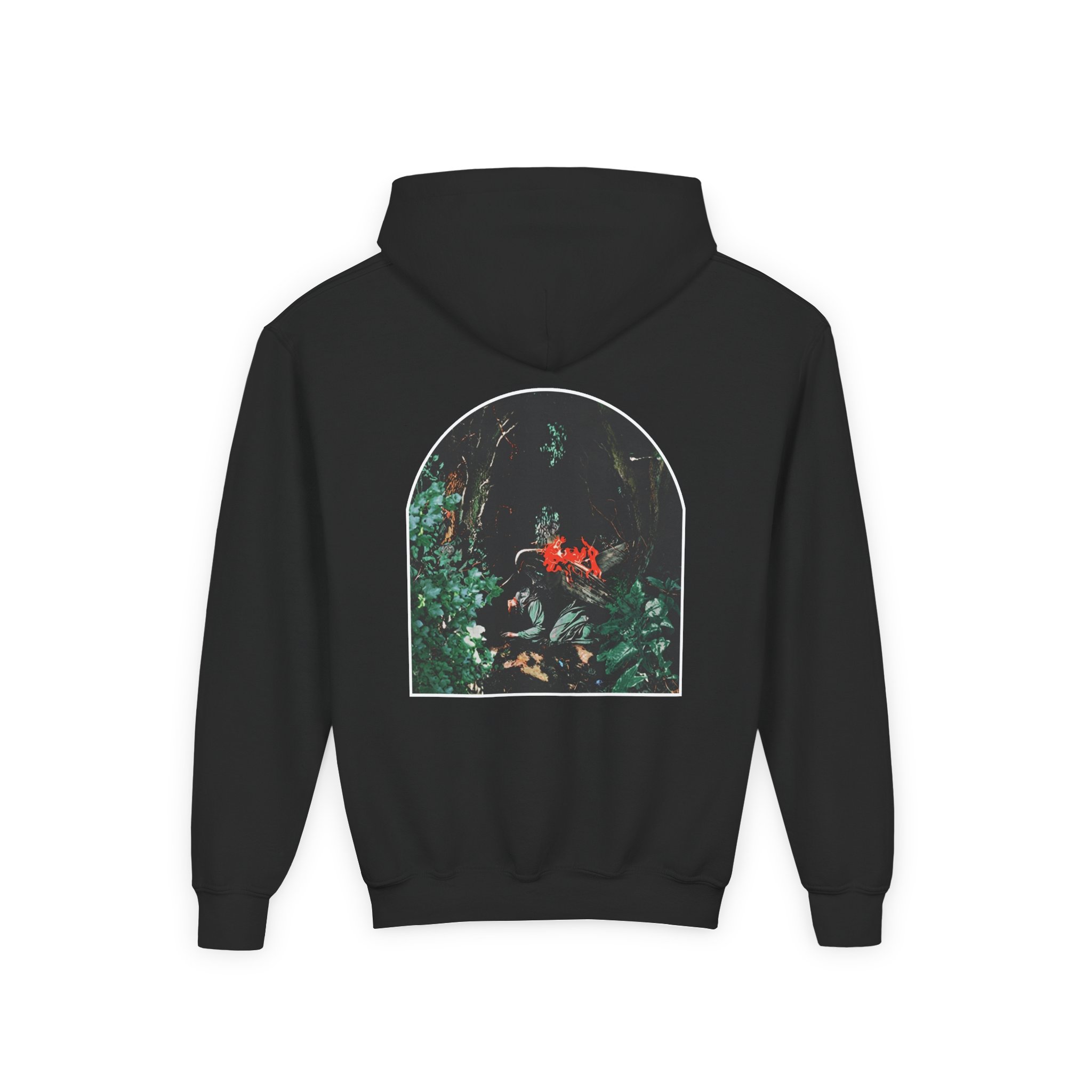 Knocked Loose Upon Loss Oldham Champion Youth Heavy Blend Hooded Sweatshirt - Image 2