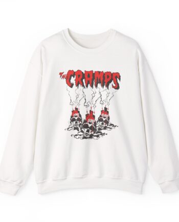 The Cramps Voodoo Skulls Unisex Heavy Blend™ Crewneck Sweatshirt