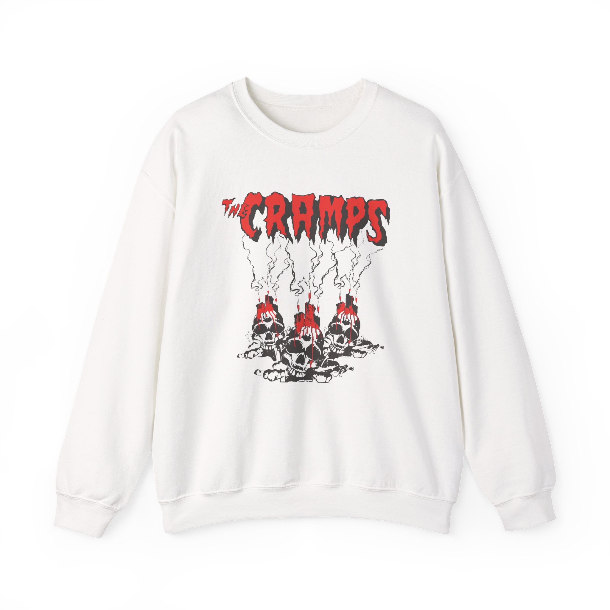 The Cramps Voodoo Skulls Unisex Heavy Blend™ Crewneck Sweatshirt