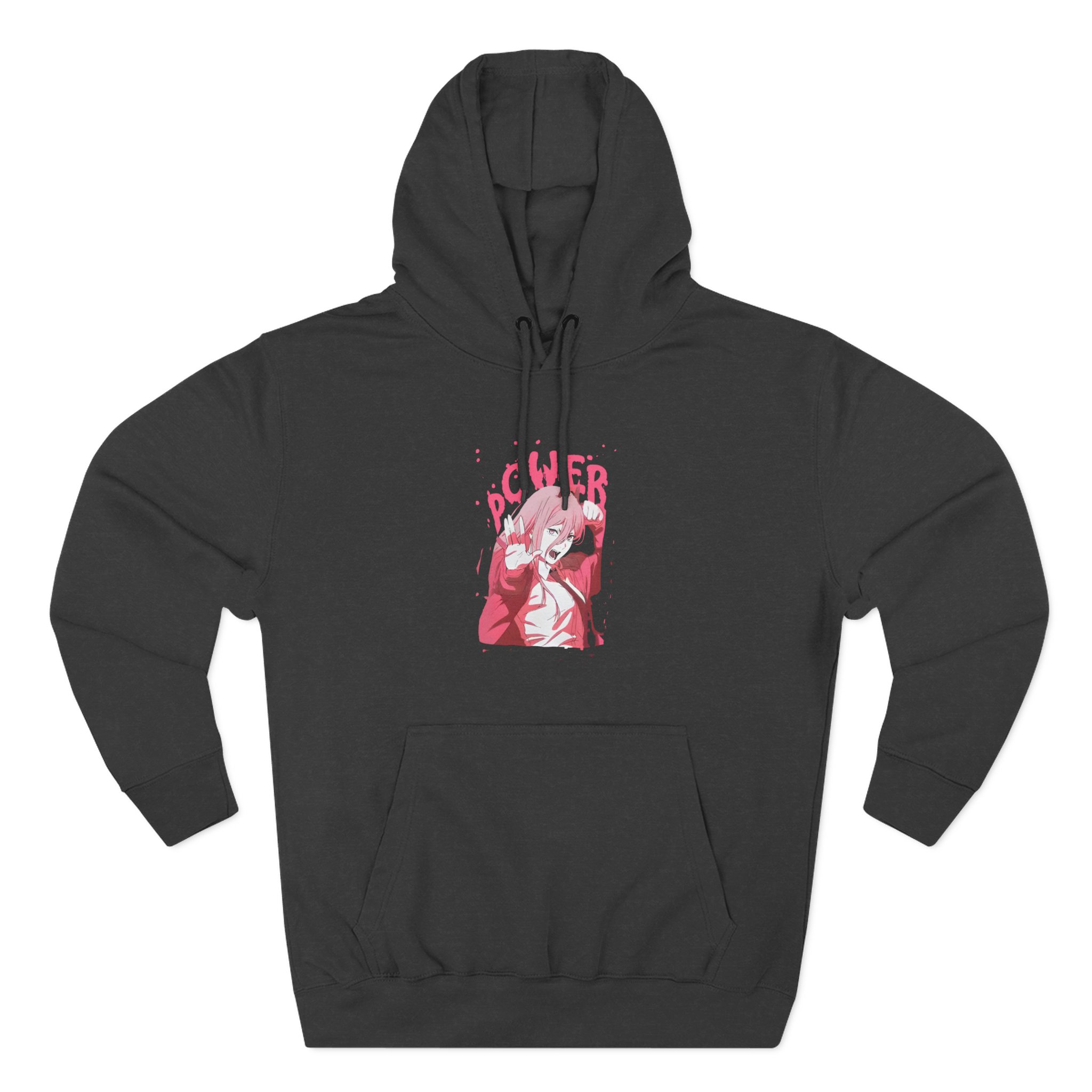 Chainsaw Man Power Splatter Three-panel Fleece Hoodie - Image 3