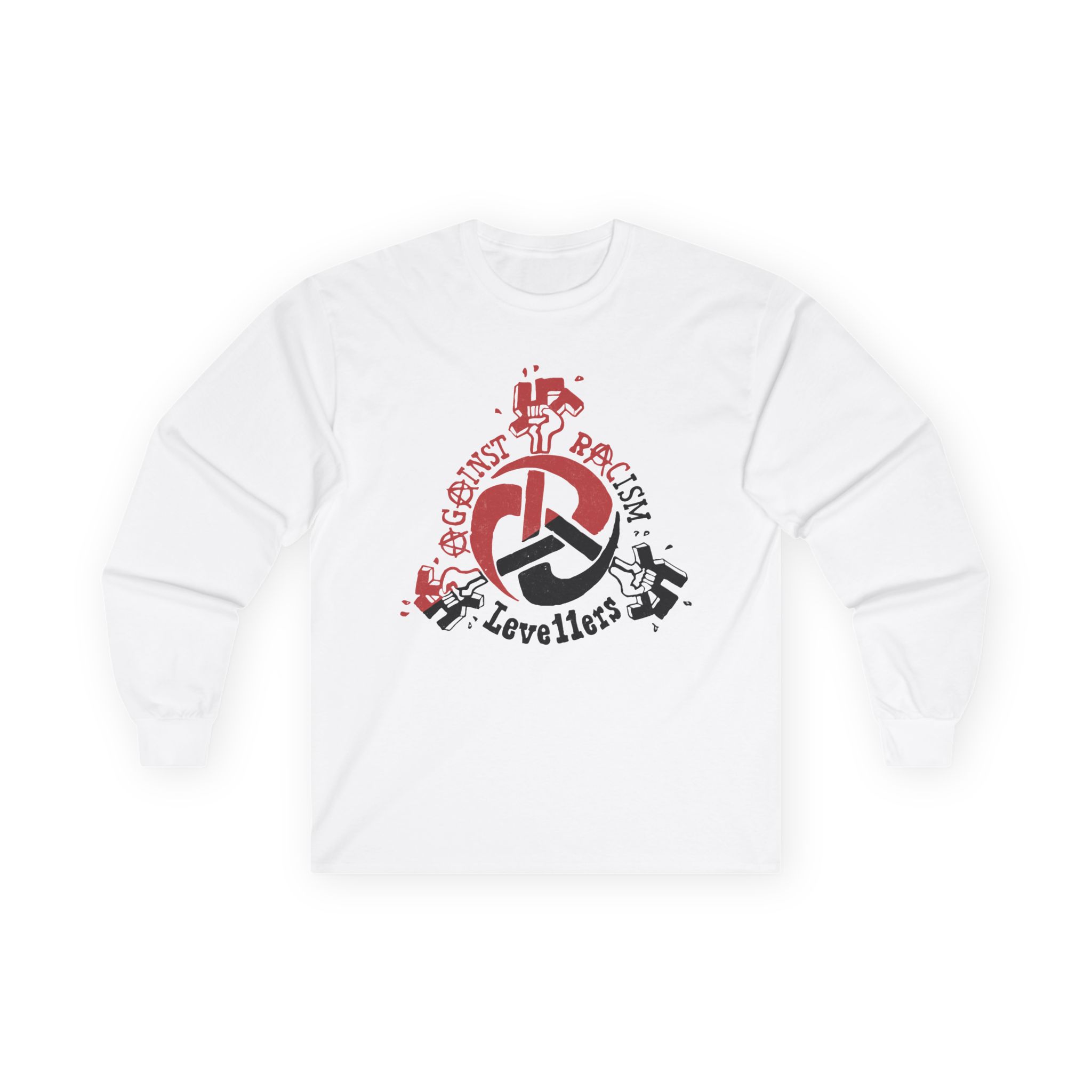 Levellers Against Racism Unisex Ultra Cotton Long Sleeve Tee - Image 3