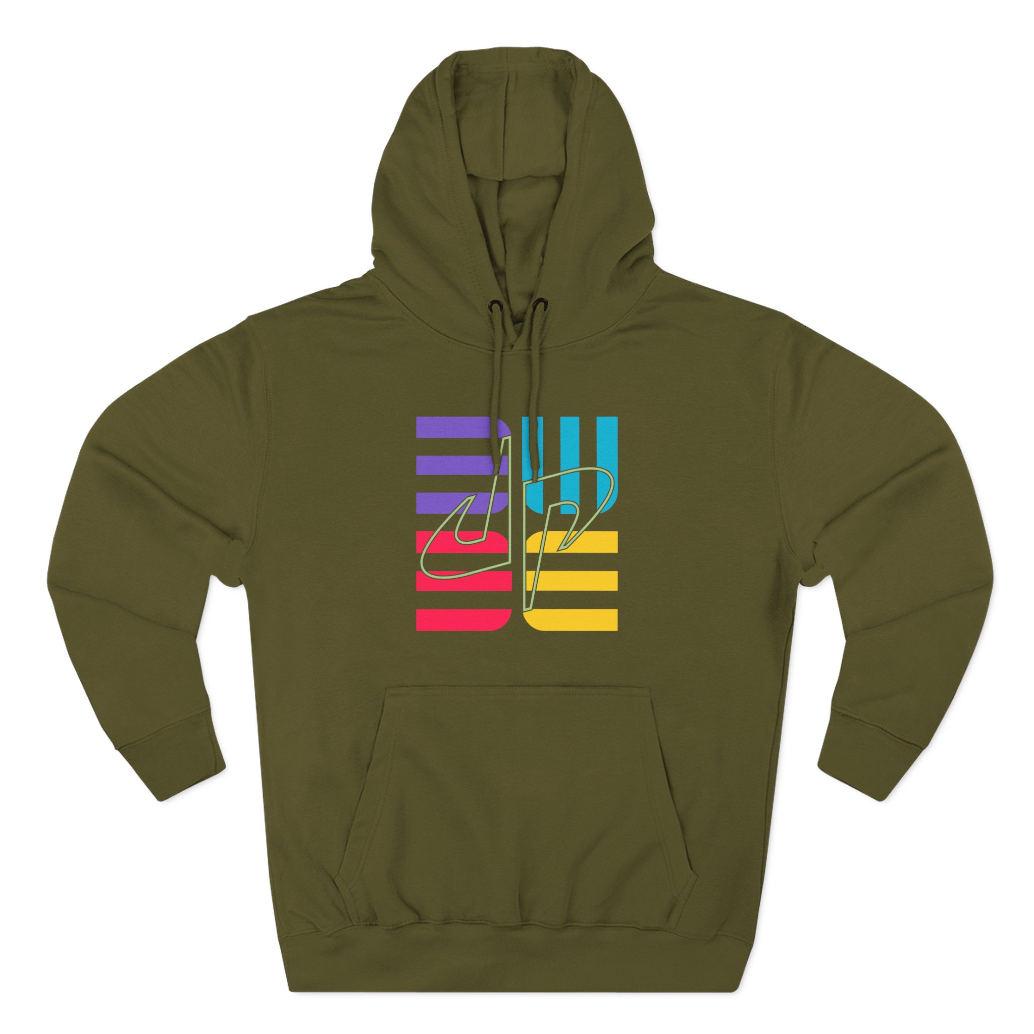 Dude Perfect Neon Champ Three-Panel Fleece Hoodie - Image 15