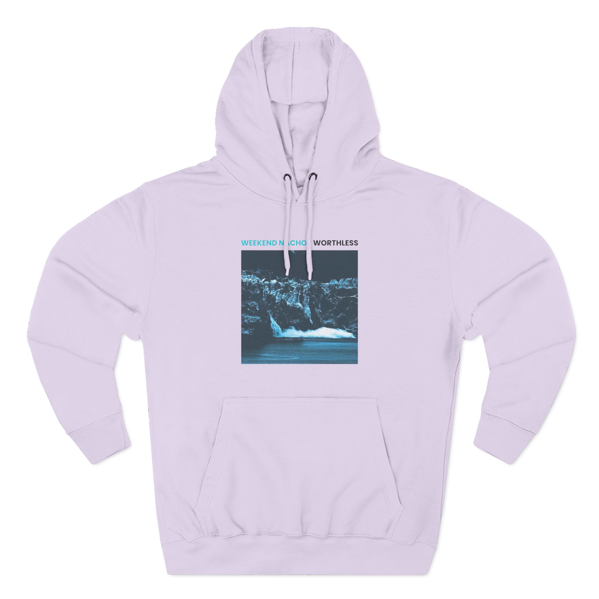 Weekend Nachos Worthless Three-Panel Fleece Hoodie - Image 13