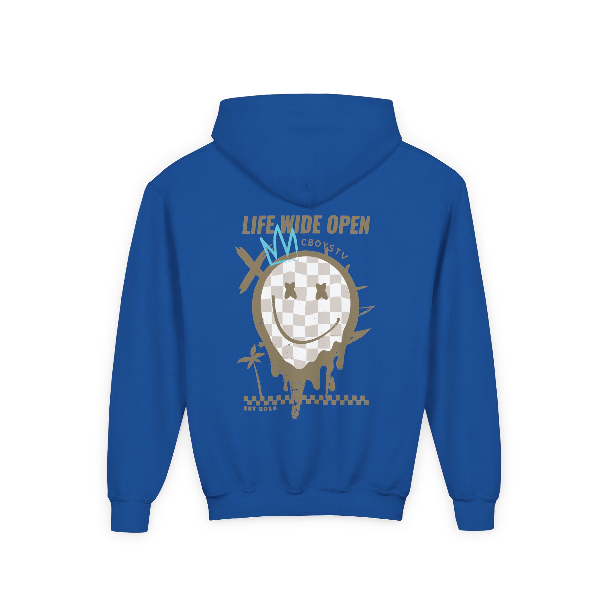 Cboystv Tan Rockstar Youth Heavy Blend Hooded Sweatshirt - Image 10