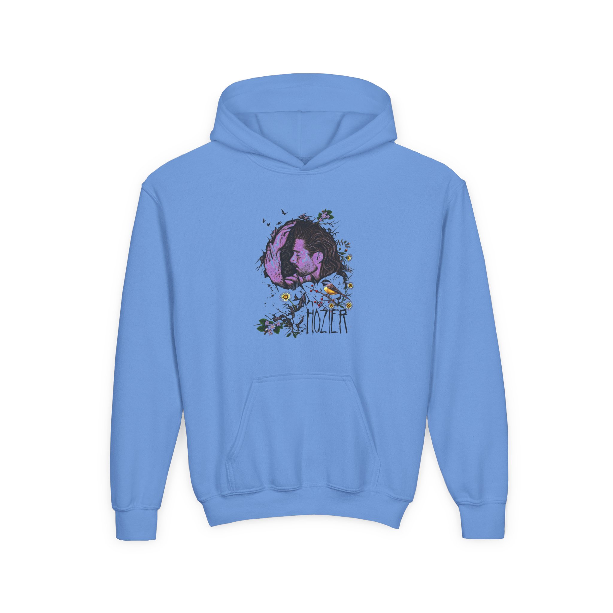 Hozier Boston June 23 Show Youth Heavy Blend Hooded Sweatshirt - Image 3