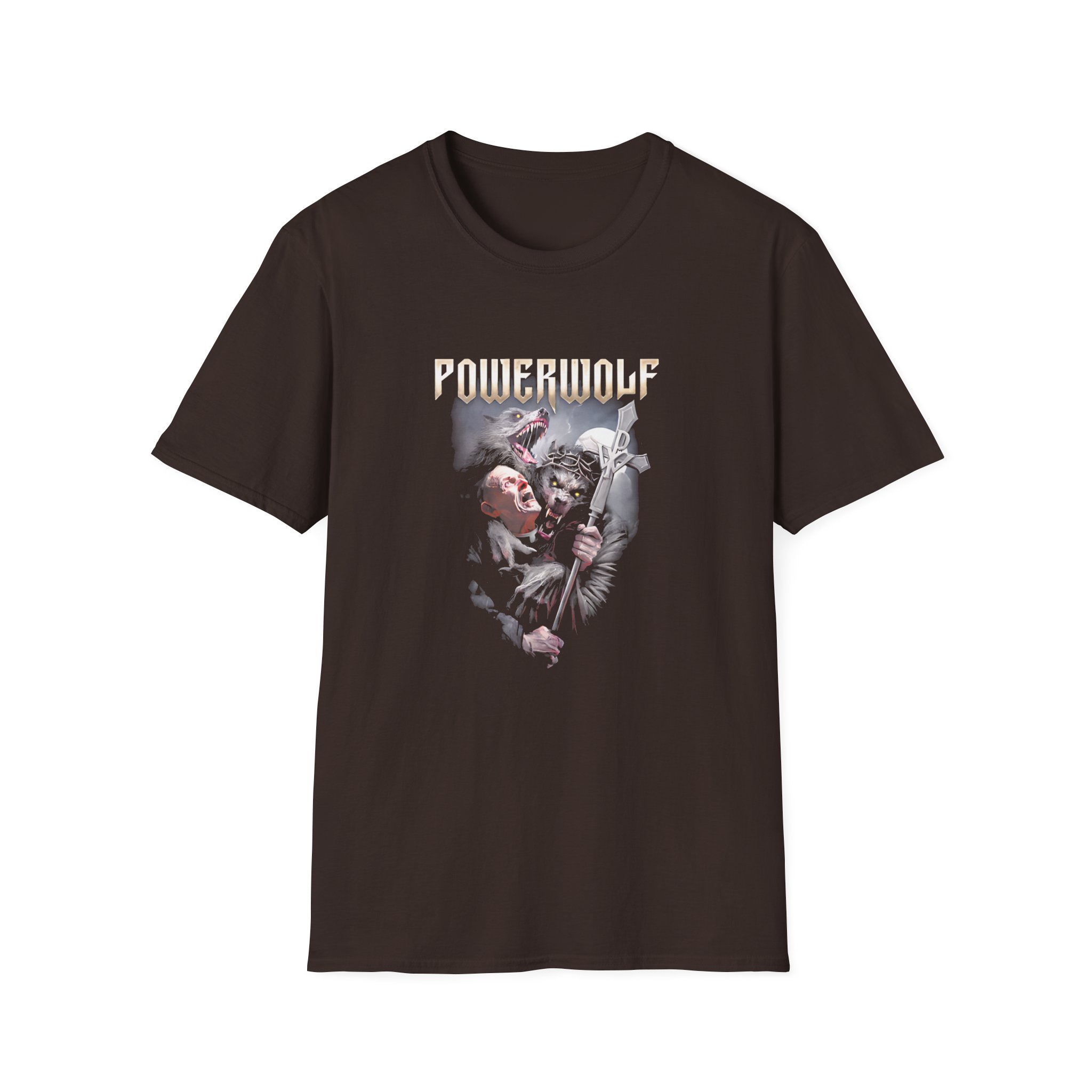 Powerwolf Thunderpriest Unisex Softstyle T-Shirt - Image 3