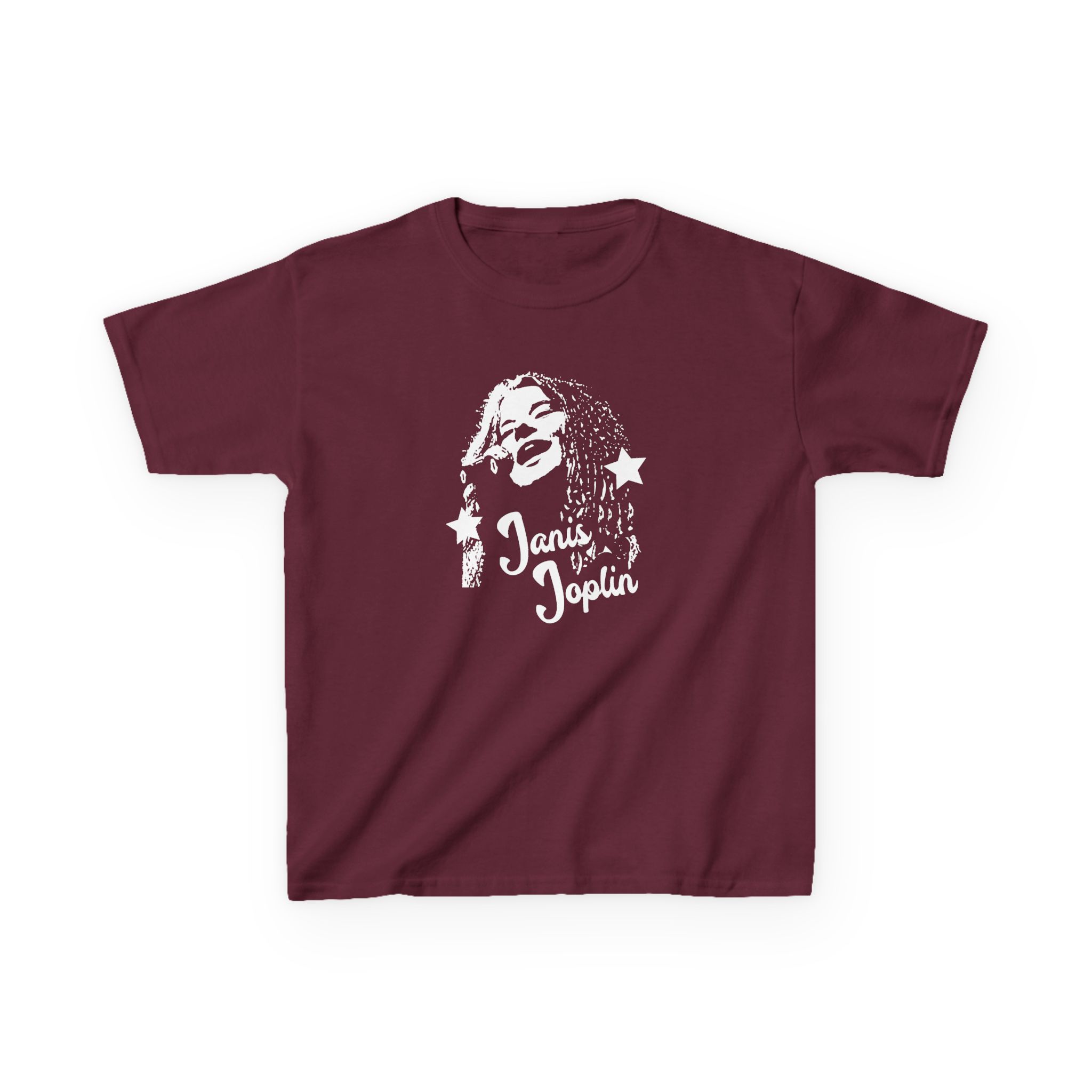 Janis Joplin Photo Kids Heavy Cotton™ Tee - Image 3