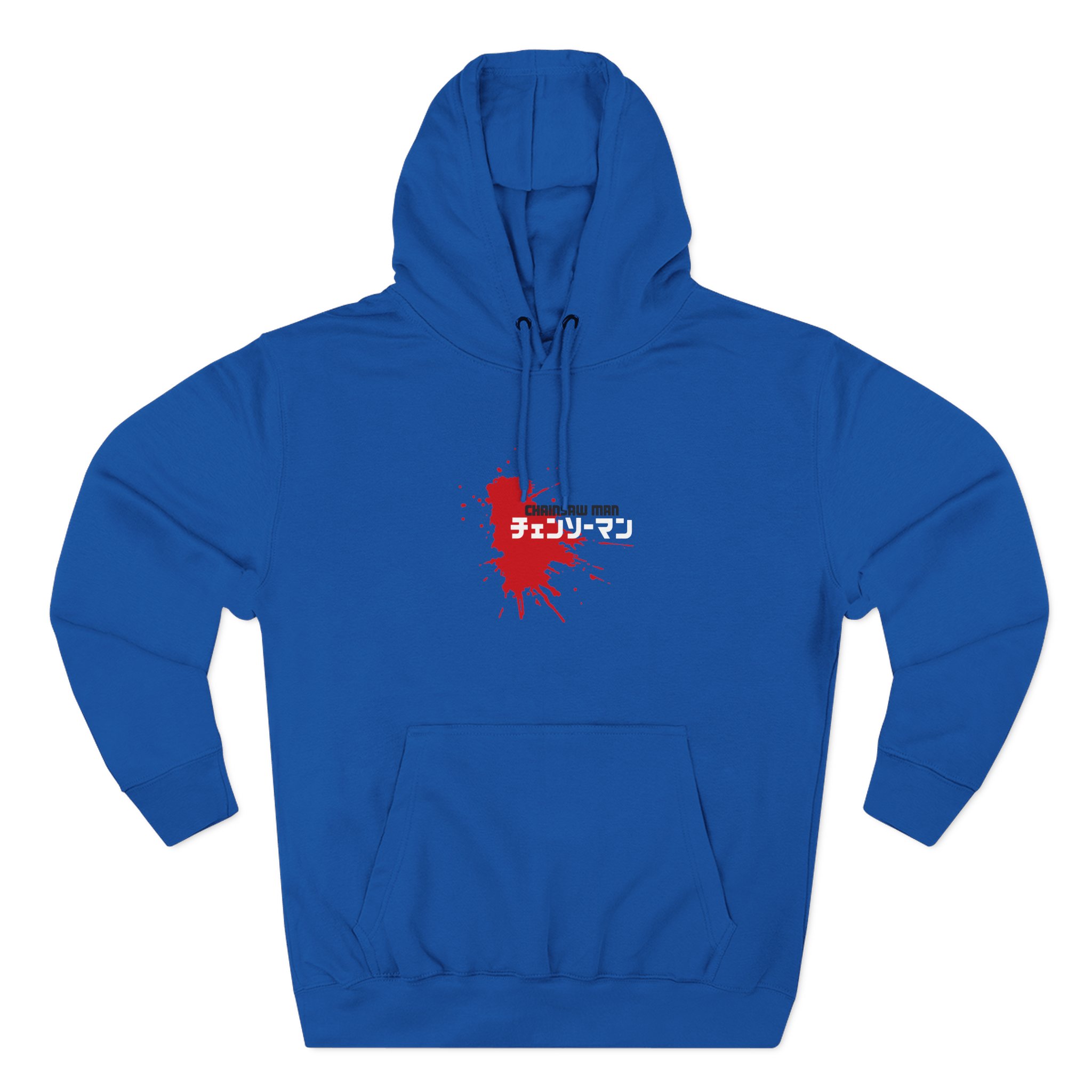 Chainsaw Man Power Grey Melange Three-Panel Fleece Hoodie - Image 7