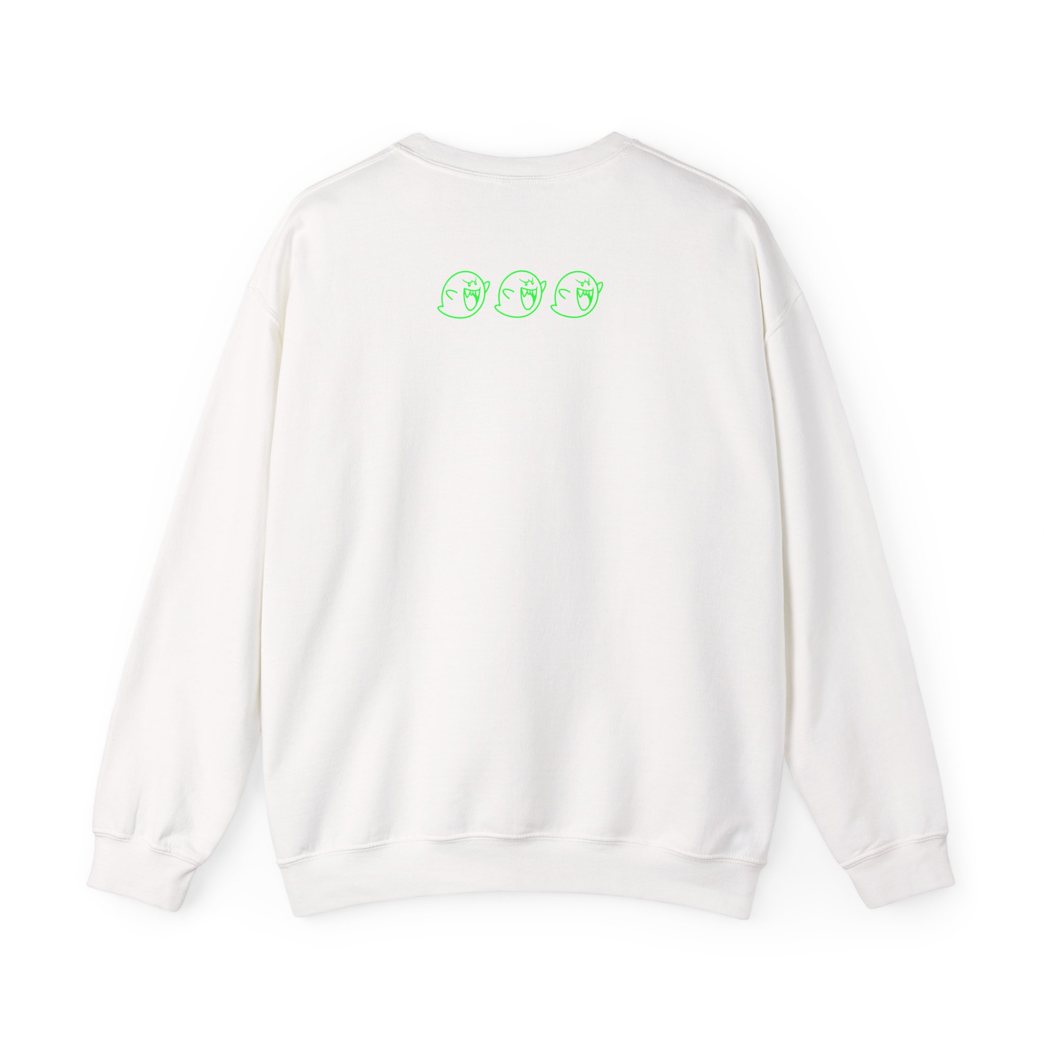 NTD Luigi™ and Boo Unisex Heavy Blend™ Crewneck Sweatshirt - Image 4